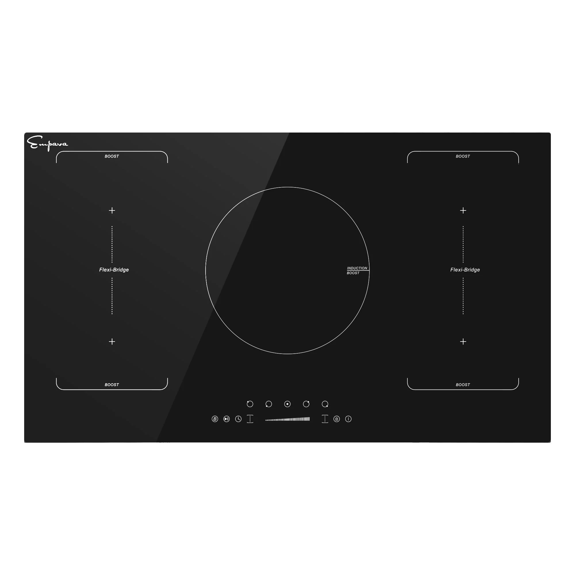 Empava 36-Inch Electric Stove Induction Cooktop in Black (EMPV-36EC05)