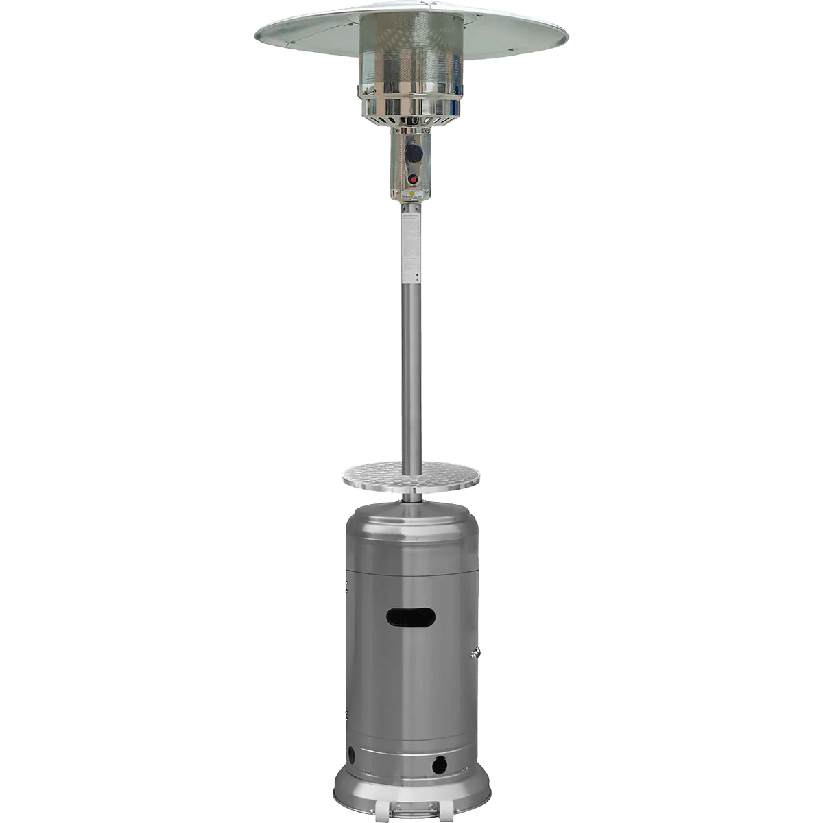 Hanover 48,000 BTU Umbrella Propane Patio Heater - Stainless Steel
