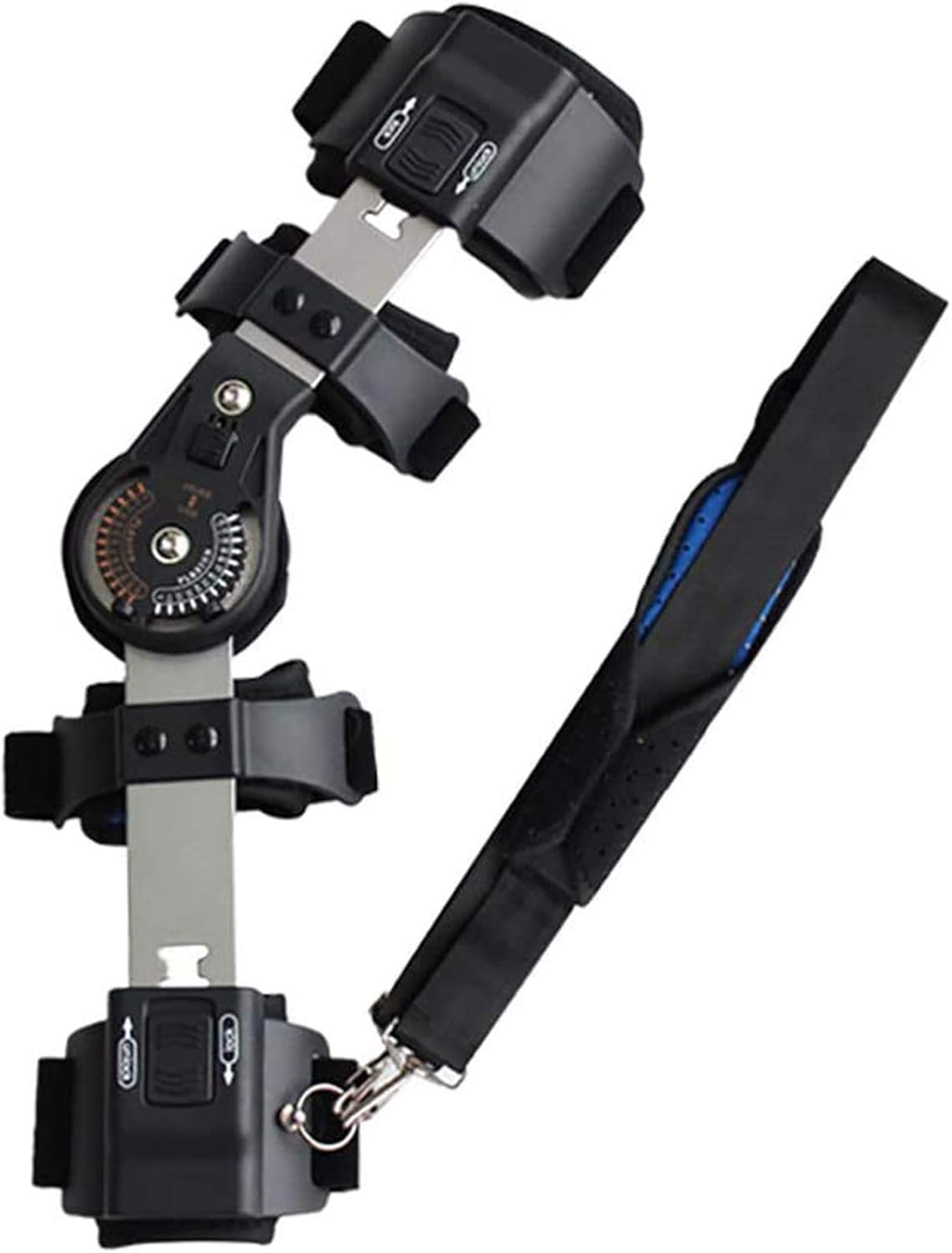 Hinged Elbow Brace, Adults Arm Elbow Splint Immobilizer Brace, Adjustable Elbow Fixator Orthosis for Post Op Elbow Fracture Rehabilitation,Left,Right-One Size