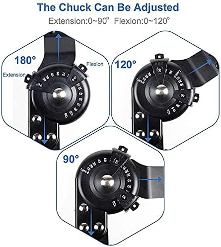 Hinged Knee Brace, Adjustable Post Op Patella Brace Support Stabilizer Pad Orthosis Splint Wrap Orthopedic Guard Protector-Left-Small