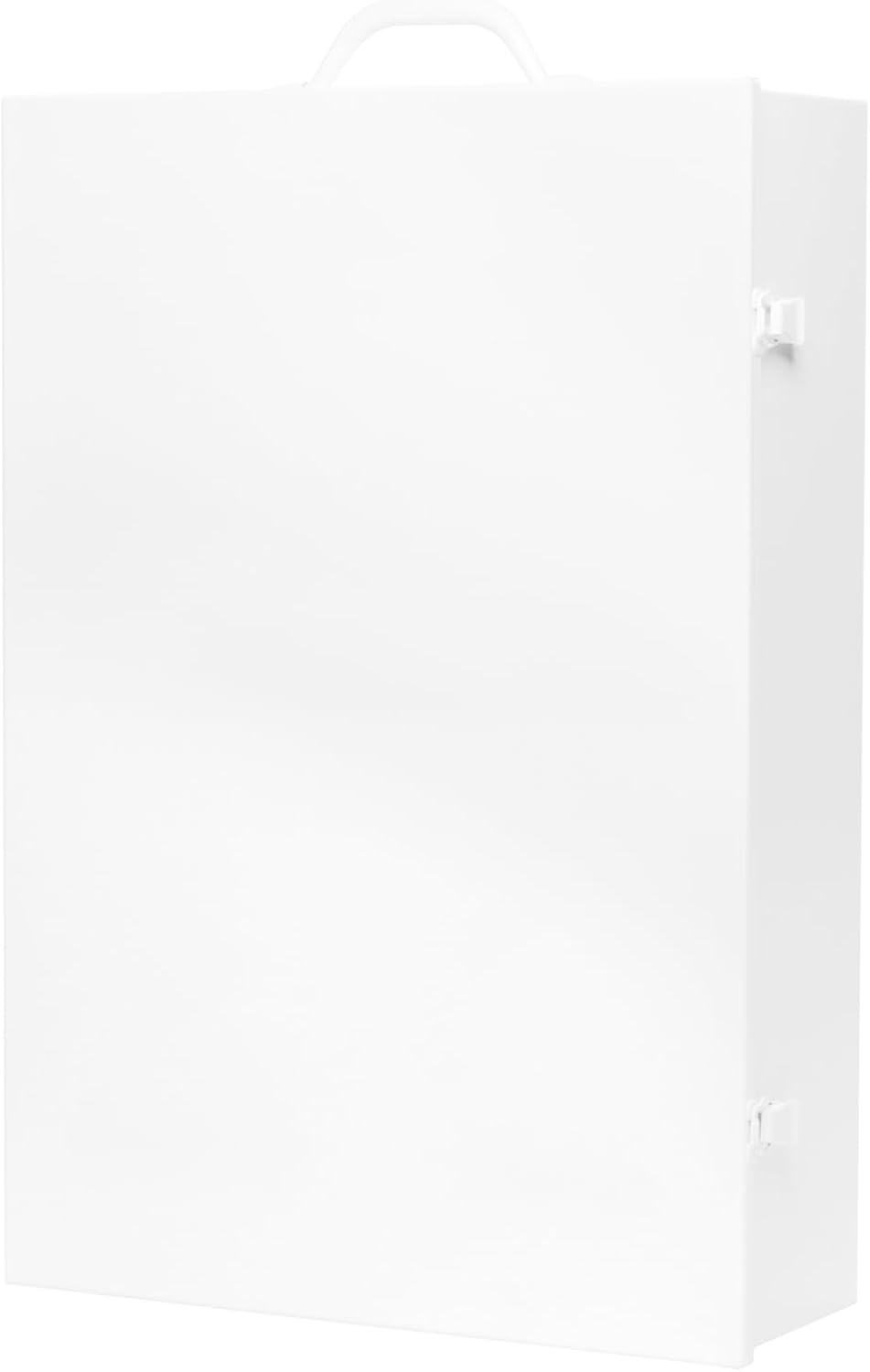 MFASCO Commercial Wall Mount 4 Shelf First Aid Kit - OSHA & ANSI Compliant, Refillable Metal First Aid Cabinet for Businesses, Large First Aid Kit Box for Office and Shop - No Label or Company Logo