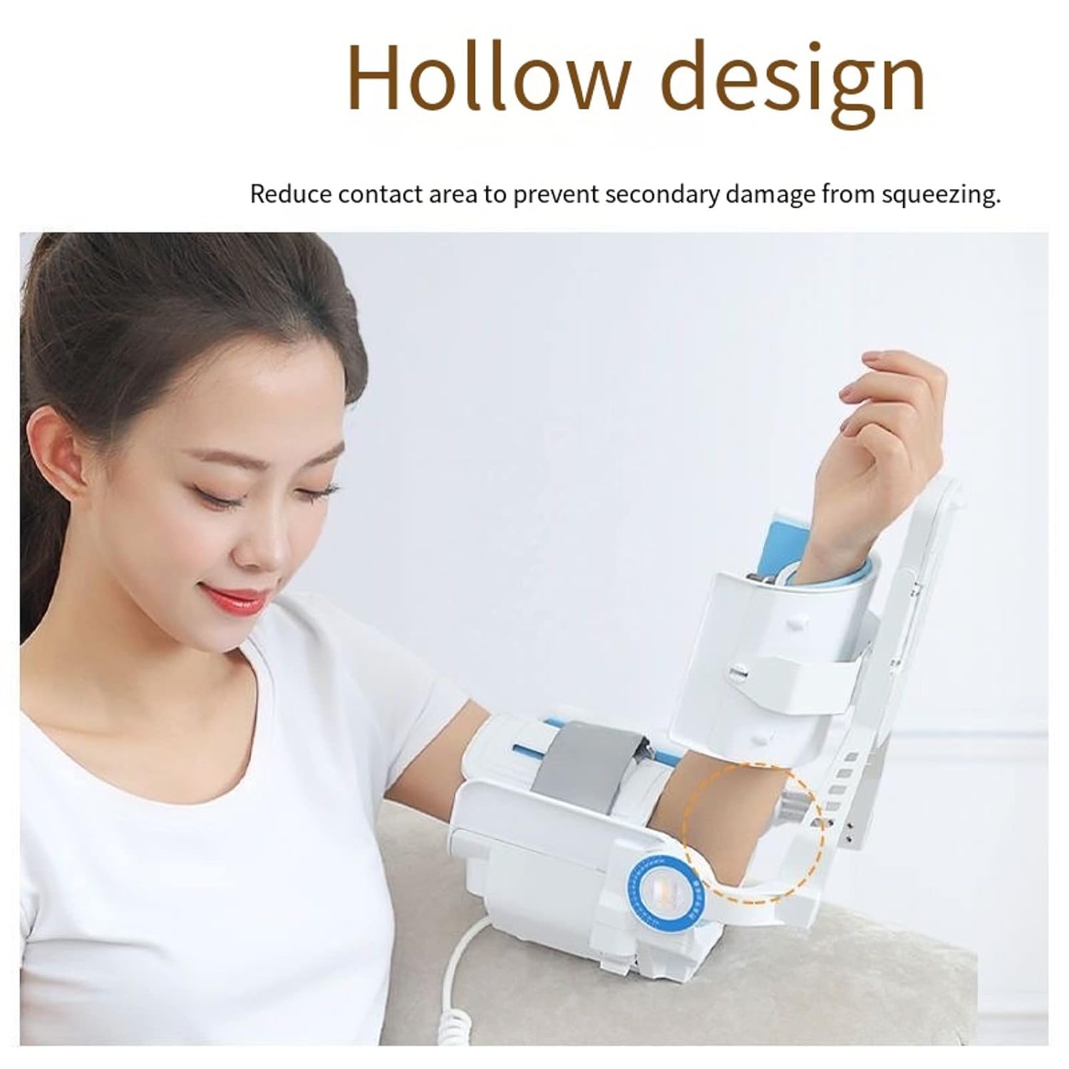 Rehabilitation Device Electric Household Elbow Flexion,3 Speed Adjustable Elbow Brace Train Orthotic w/Remote Control,-5~150°full-angle Exercise