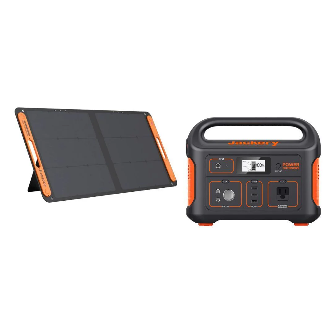 Jackery - Portable Power Station Explorer 550 with SolarSaga 100