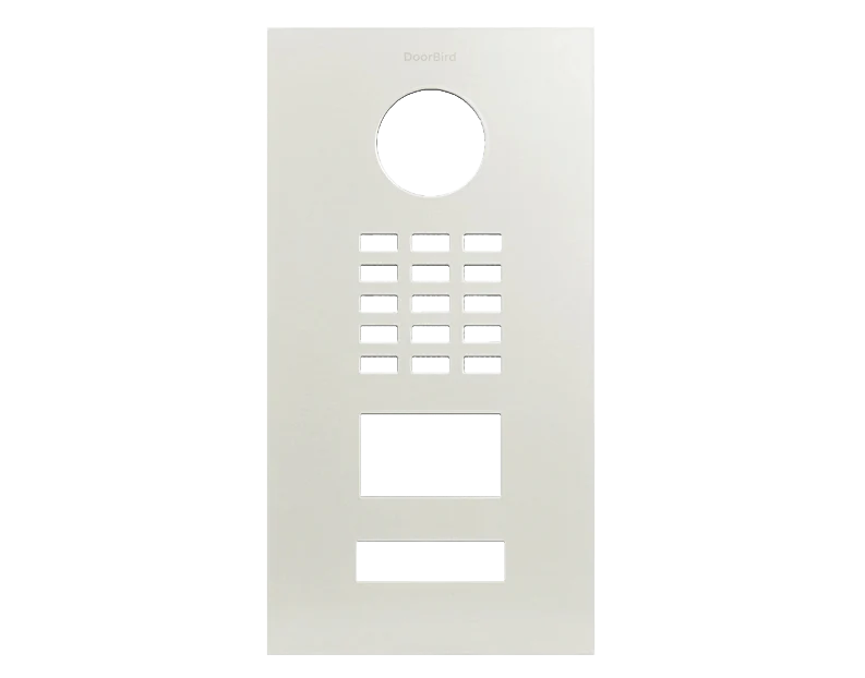 DoorBird Front Panel for D2101V in Pure White, RAL 9010