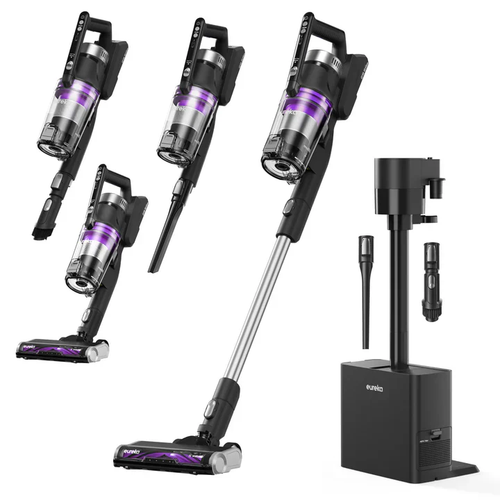 Eureka Stylus Elite NEC490 Cordless Stick Vacuum With Self-Emptying Station