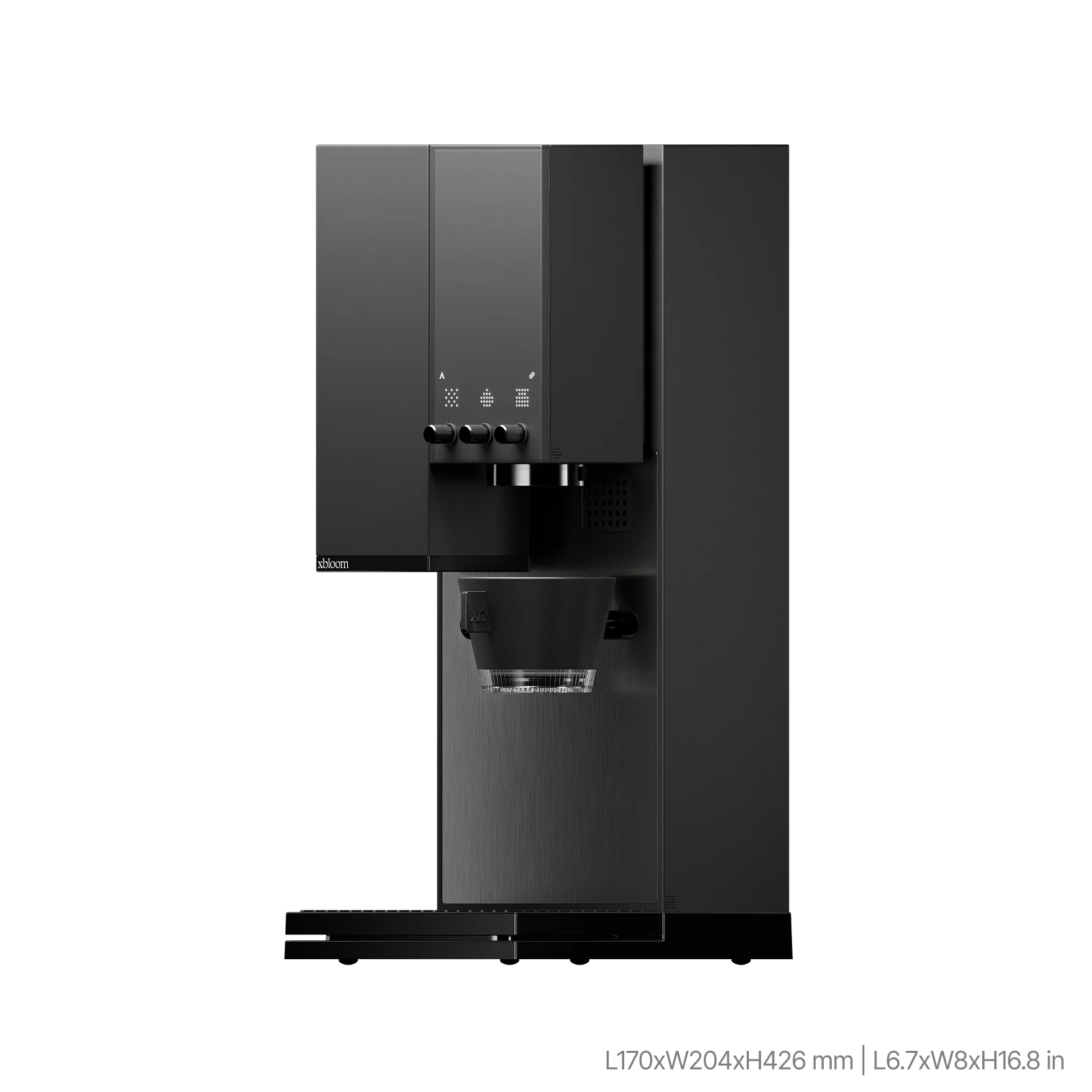 xBloom Studio Smart Automatic Pour Over Coffee Maker with All-in-one System with Integrated Grinder, Brewer, and Scale.