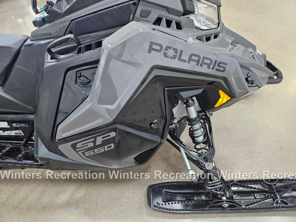 2025 Polaris RMK 650 SP 155 Snowmobile, Black & Grey