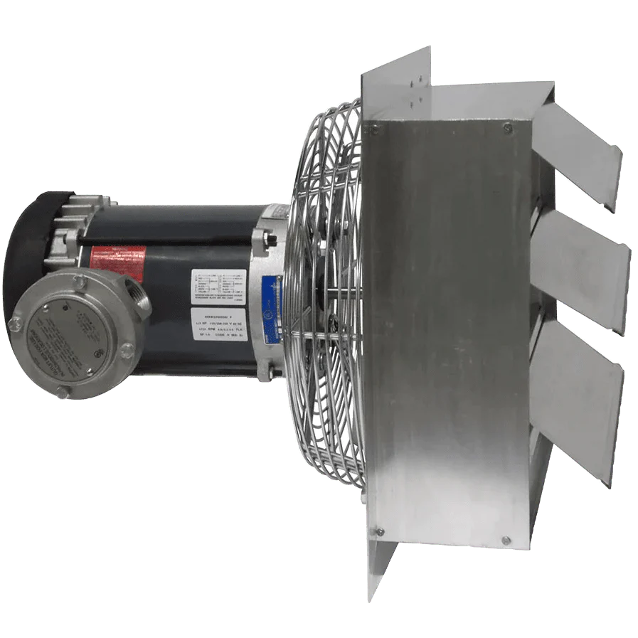 Canarm AX 18-In. Explosion Proof Aluminum Wall Mount Shutter Exhaust Fan