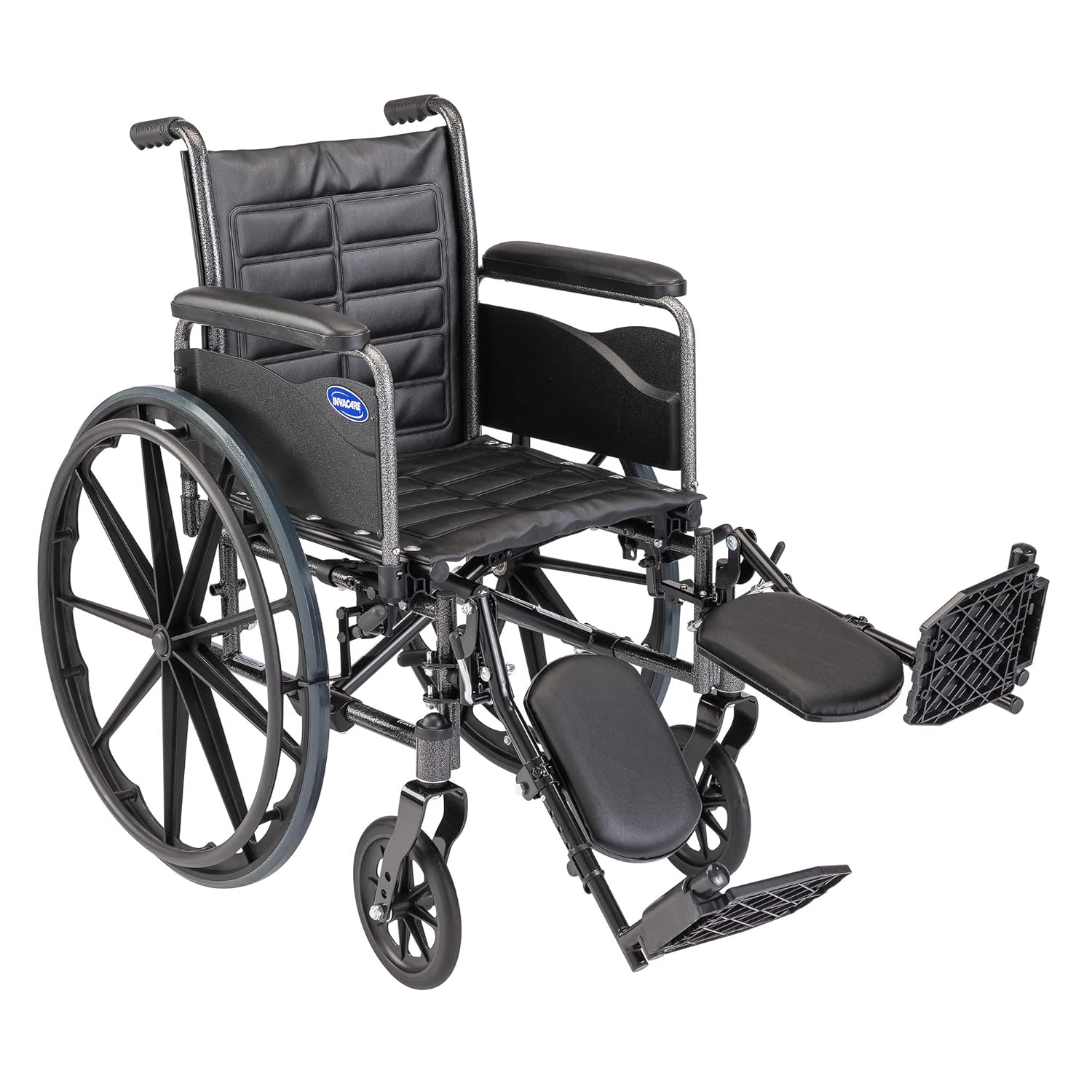 Invacare Tracer EX2 Wheelchair for Adults | Standard Folding | 20 Inch Seat | Legrests & Full Arms