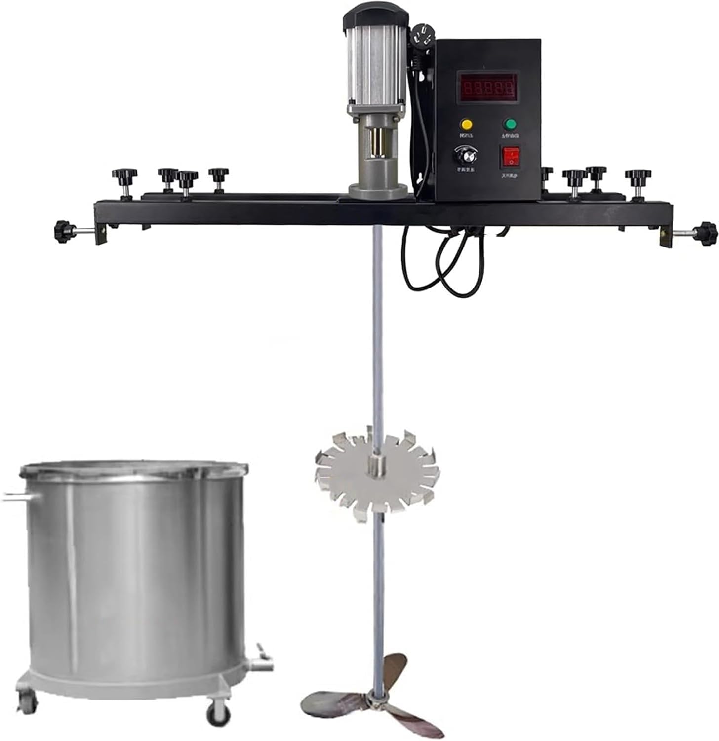 Pneumatic Paint Mixer Electric Agitator 980W - Heavy Duty Barrel Mixer for Efficient Paint Stirring and Ink Dissolving