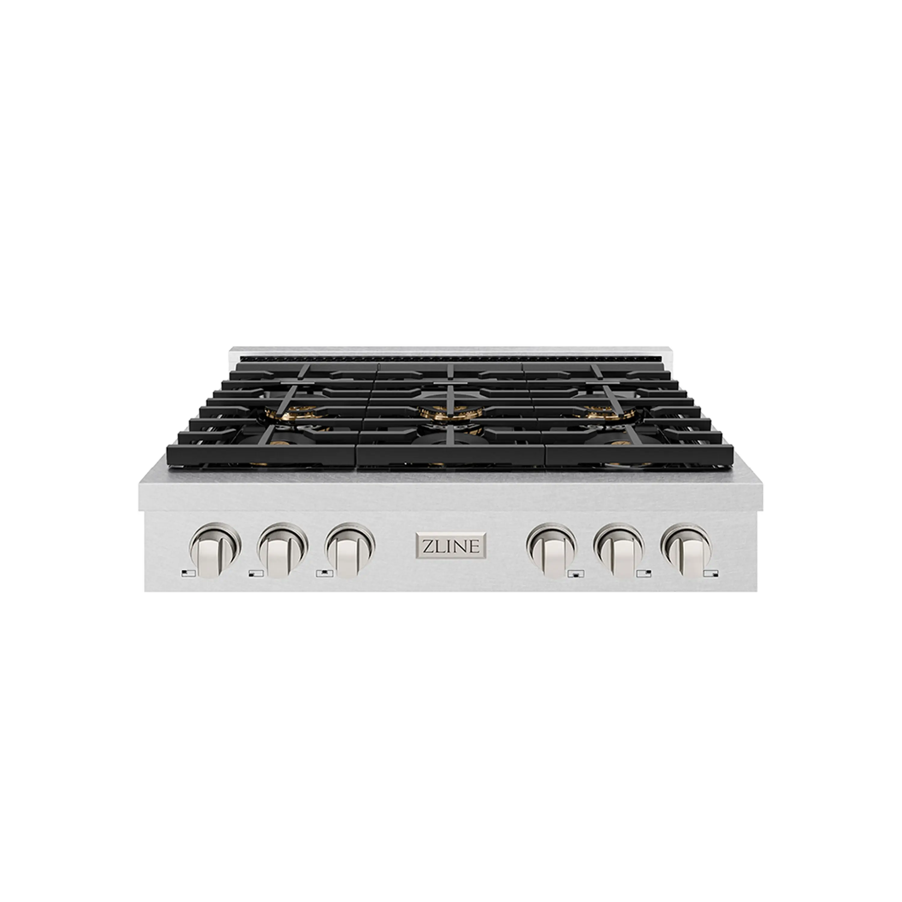 ZLINE 36-Inch Paramount Gas Rangetop with 6 Burner DuoPro鈩?Cooktop in Satin Stainless Steel (PSRTS-36)