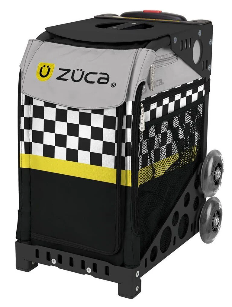 Zuca Sk8ter Block Sport Bag and Black Frame with Non-Flashing Wheels