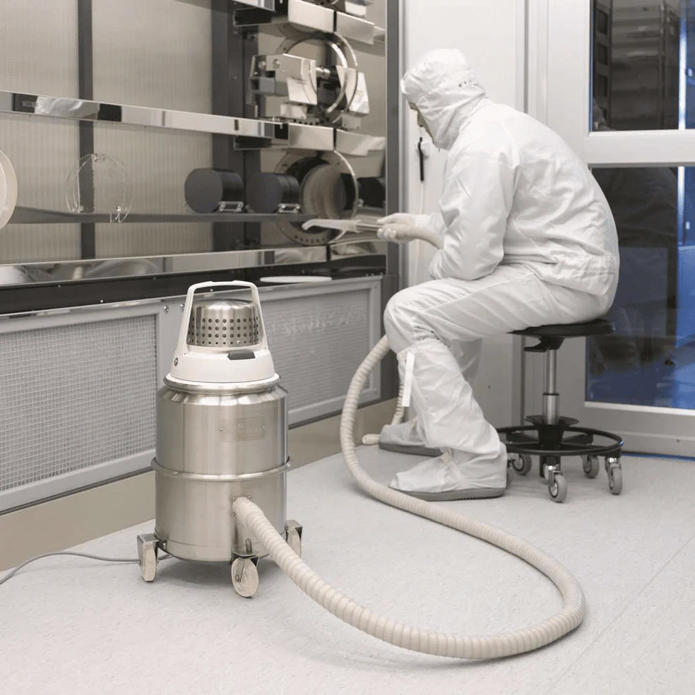 Nilfisk IVT-1000CR Cleanroom Canister Industrial Vacuum