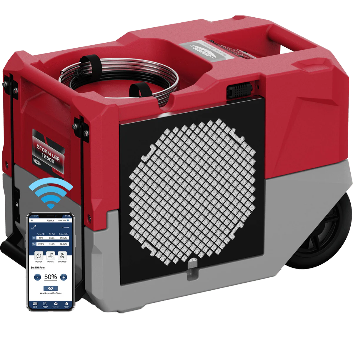 AlorAir Storm LGR 1250X Smart Wi-Fi Commercial Dehumidifier