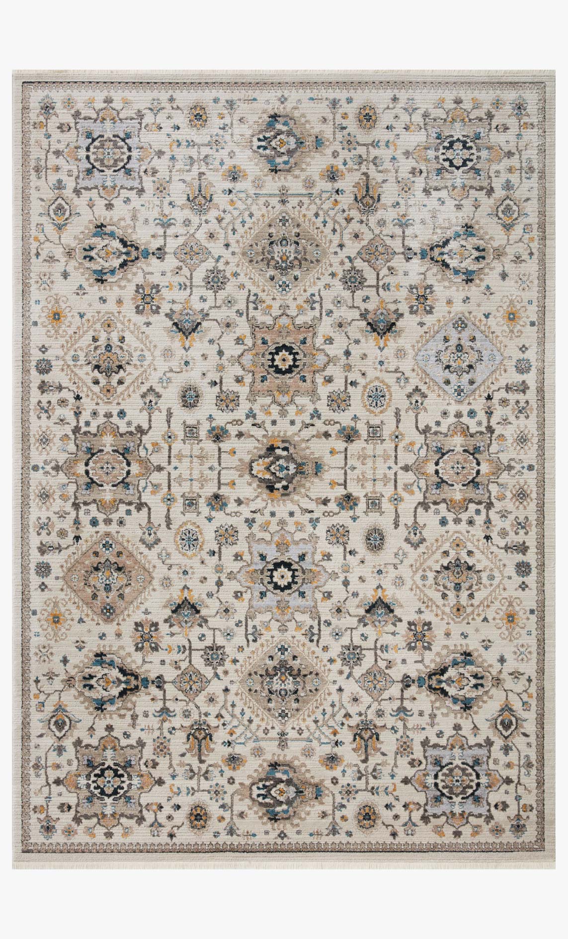 Loloi Leigh Collection - Transitional Power Loomed Rug in Ivory & Taupe (LEI-02)
