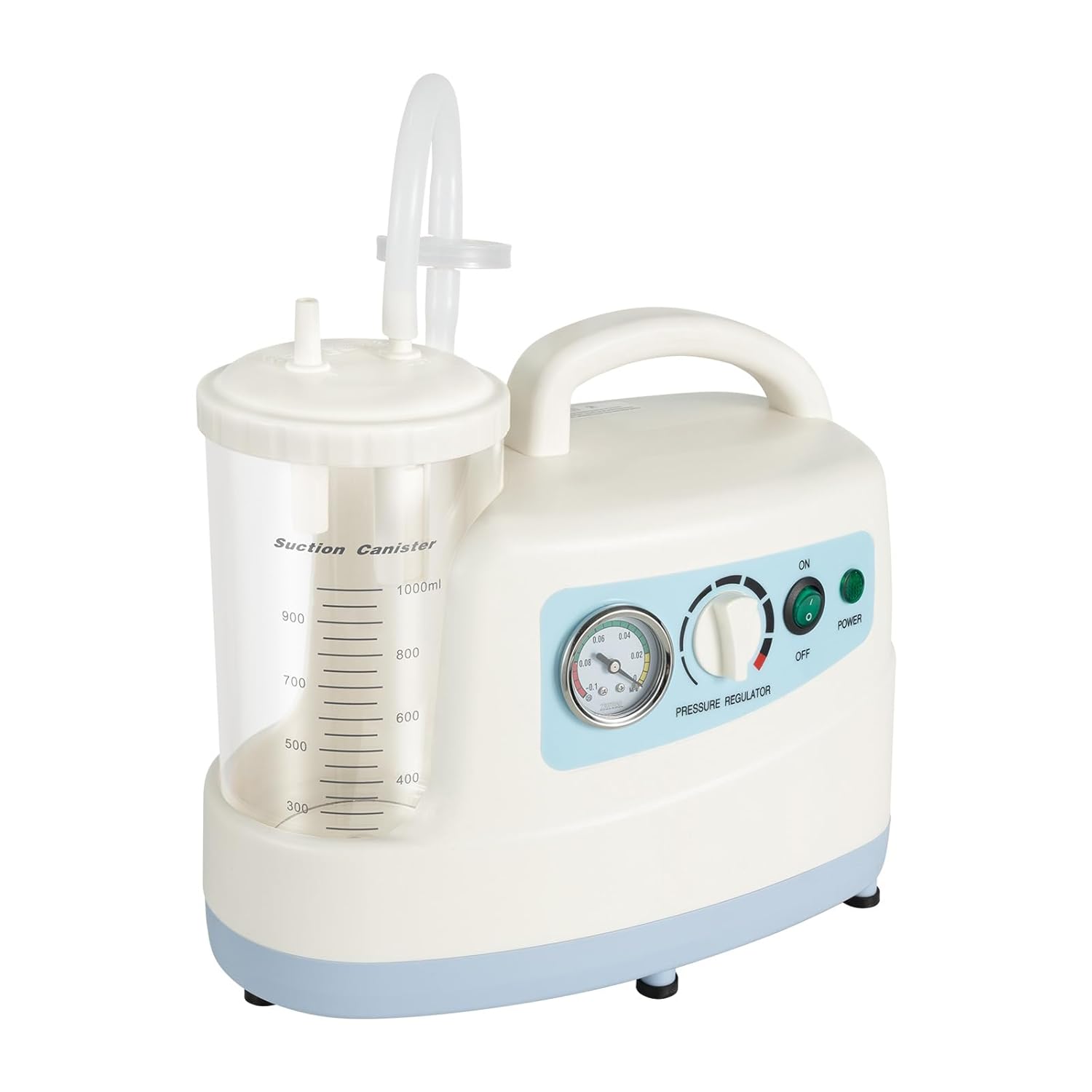110V 1000ML CHB-20A Portable Electric Veterinary Aspirator Suction Machine, Quiet Vacuum Pump Device for Home Care