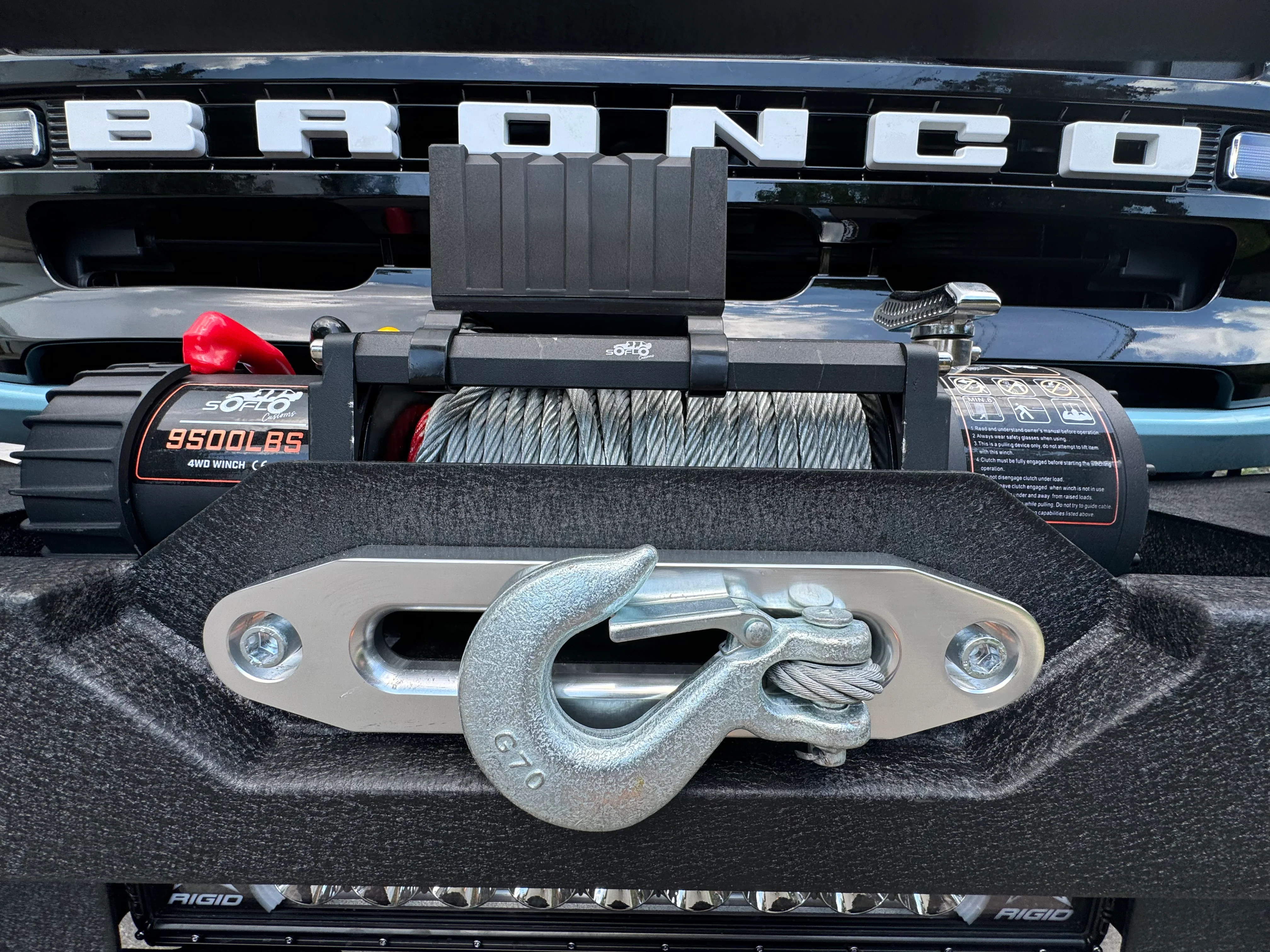 Ford Bronco Winch 9500lb 2021-2026