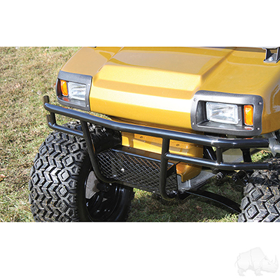 Club Car DS, RHOX BrushGuard, Front Black Powder Coat Steel