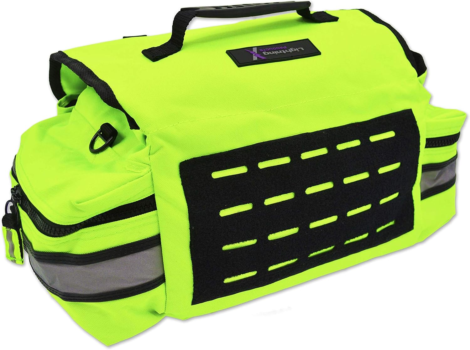 Lightning X Small First Responder EMT EMS Trauma Bag Stocked First Aid Fill Kit B (Fluorescent Yellow)