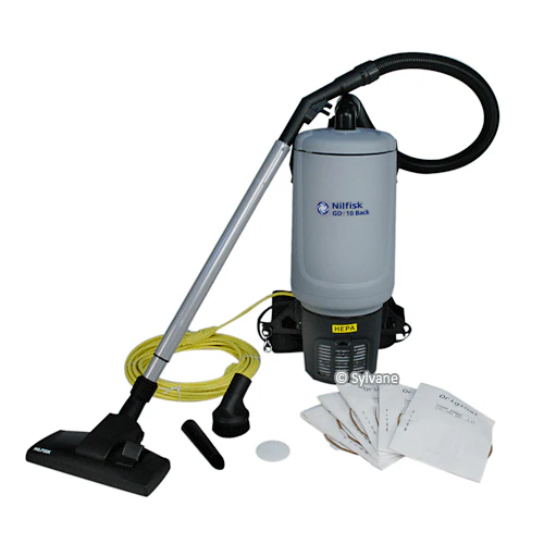 Nilfisk GD10 Backpack Industrial Vacuum - HEPA