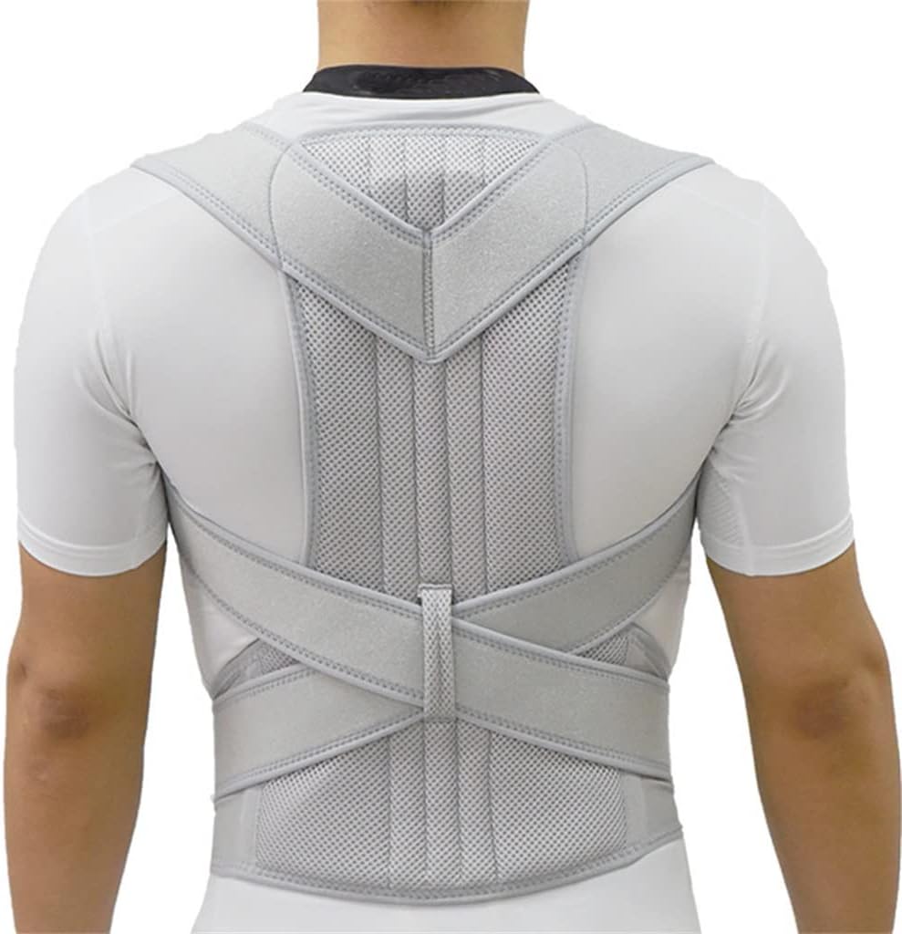 Posture Corrector Back Brace Clavicle Support Stop Slouching Hunching Adjustable Trainer(L)