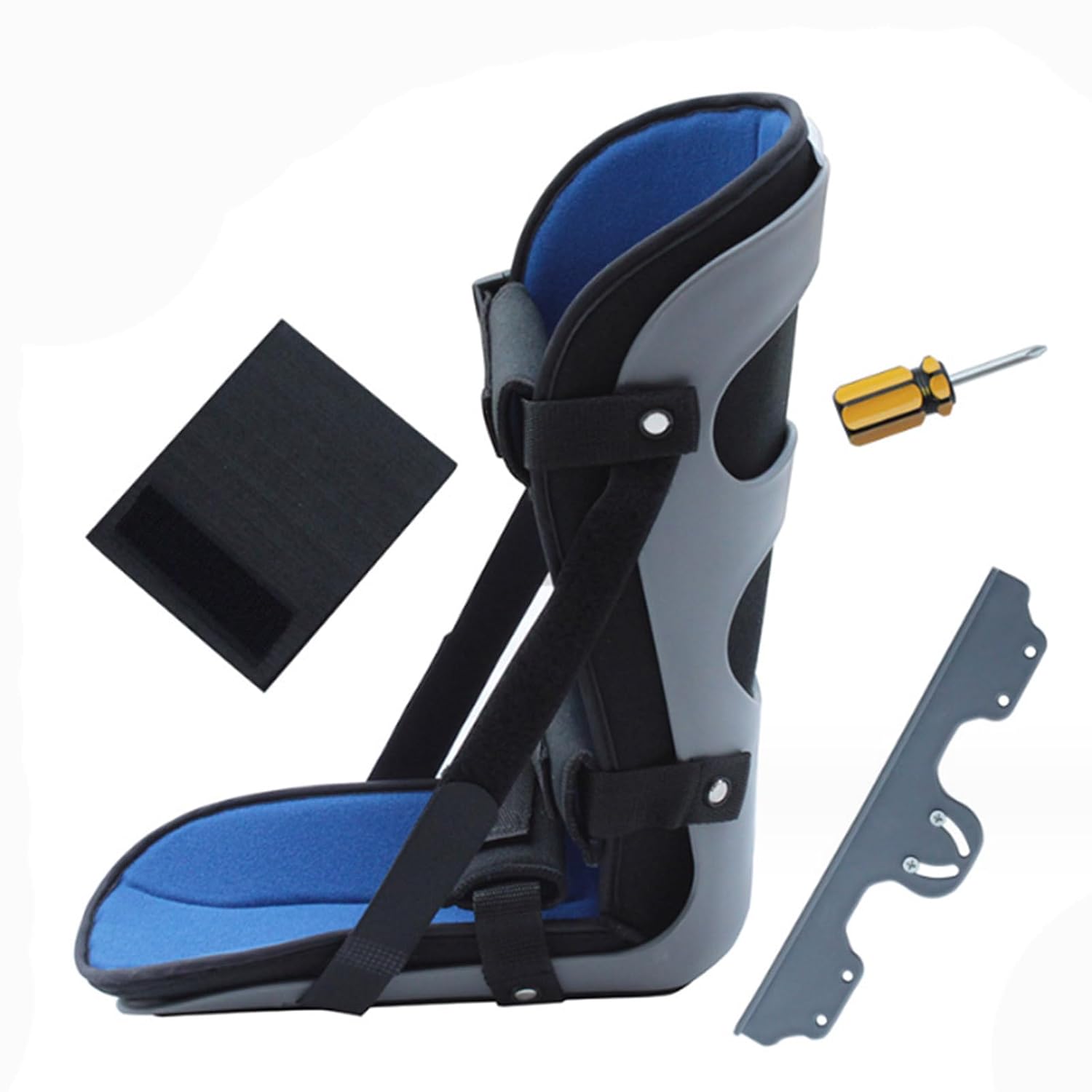 HUANGJUN Adjustable Plantar Fasciitis Night Foot Splint Achilles Tendonitis Brace for Fascia, Tendon And Postoperative Recovery for Men And Women,B,M