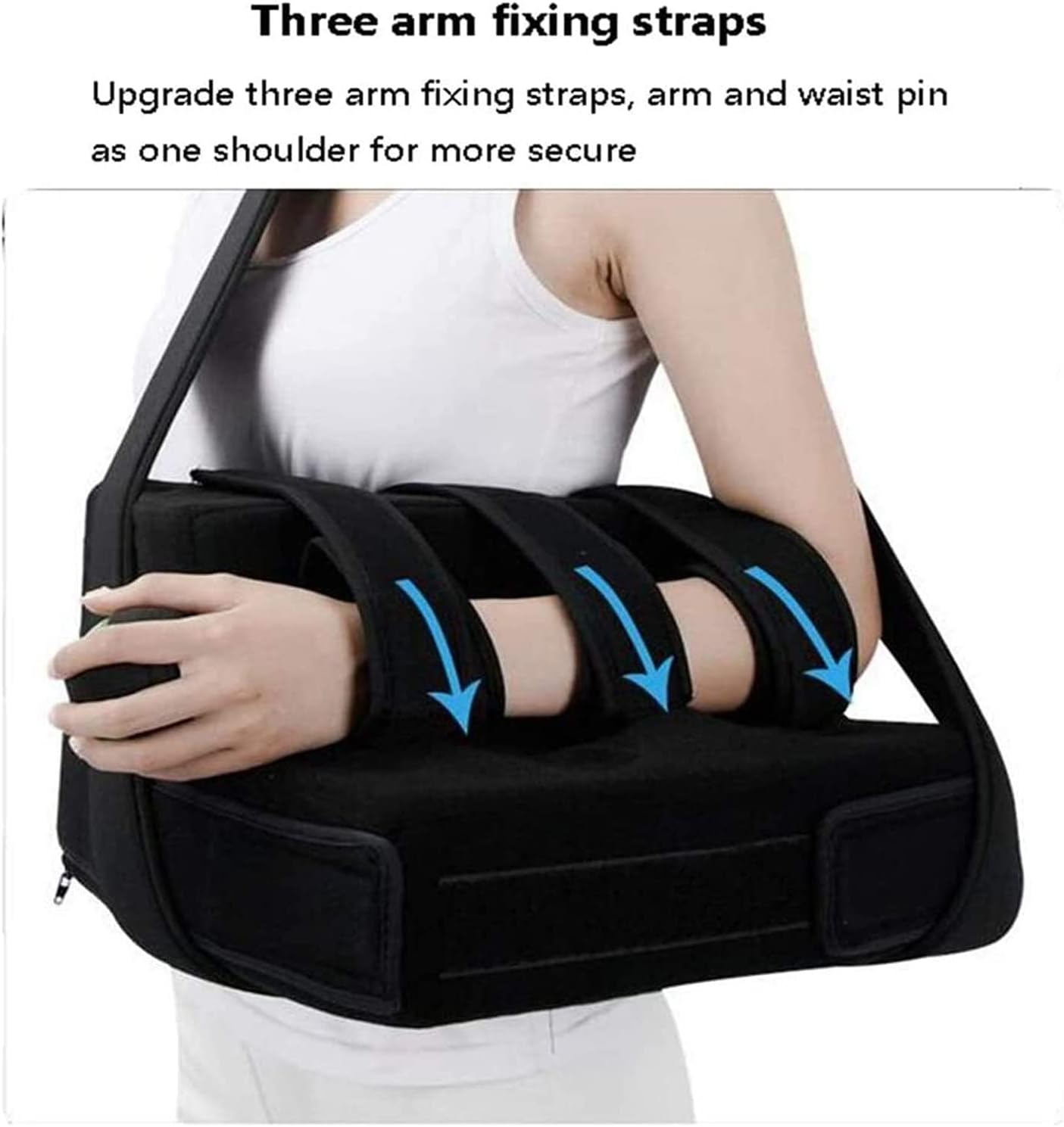 arm Sling Shoulder Sling arm Brace Shoulder immobilizer Adjustable Shoulder Immobilizer Supports Rotator Cuff Support Brace Shoulder Abduction Pillow(Size:Rightarm)
