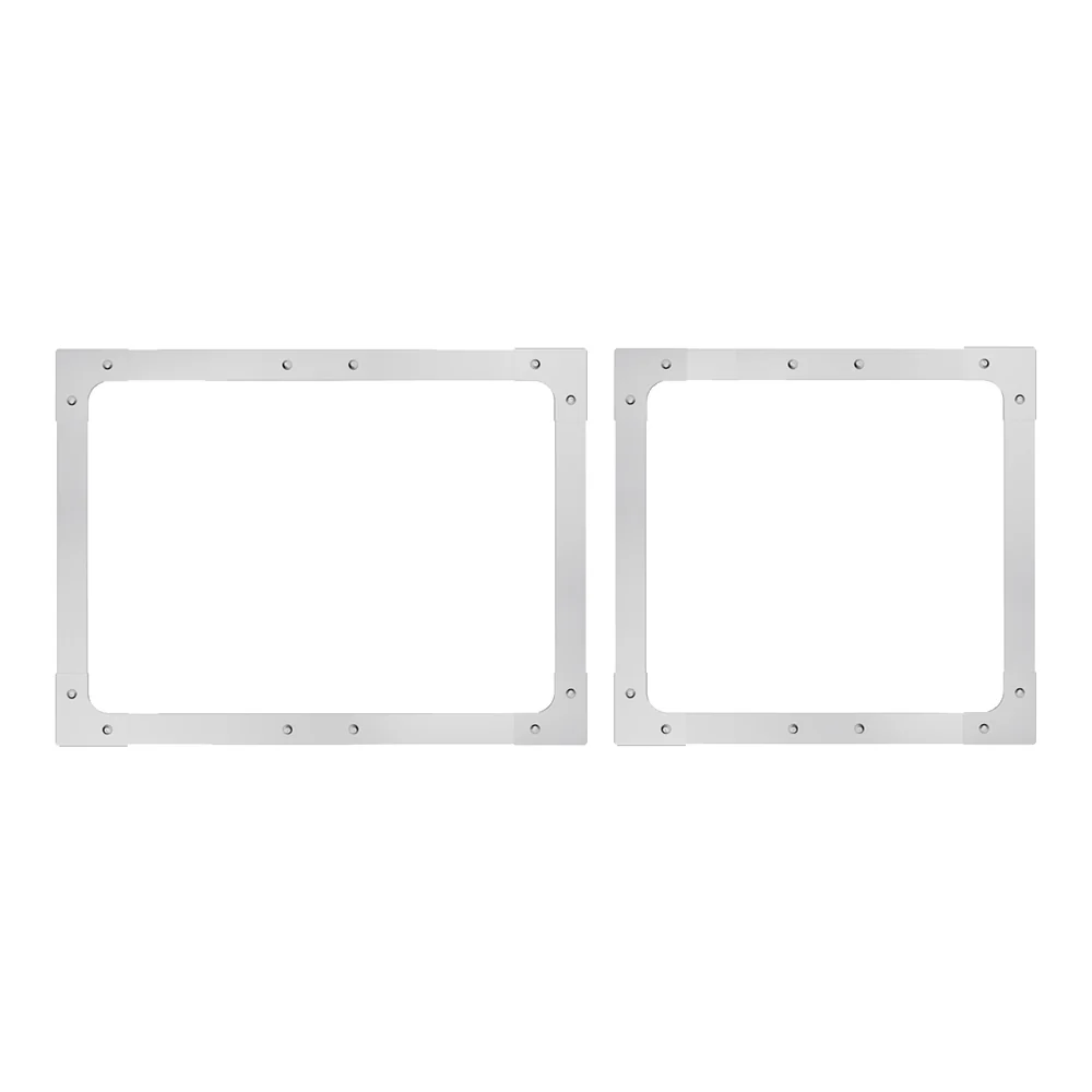 ILVE Nostalgie II Noblesse Frames for 40-Inch Range Dual Oven Door in Chrome (KCND100C)