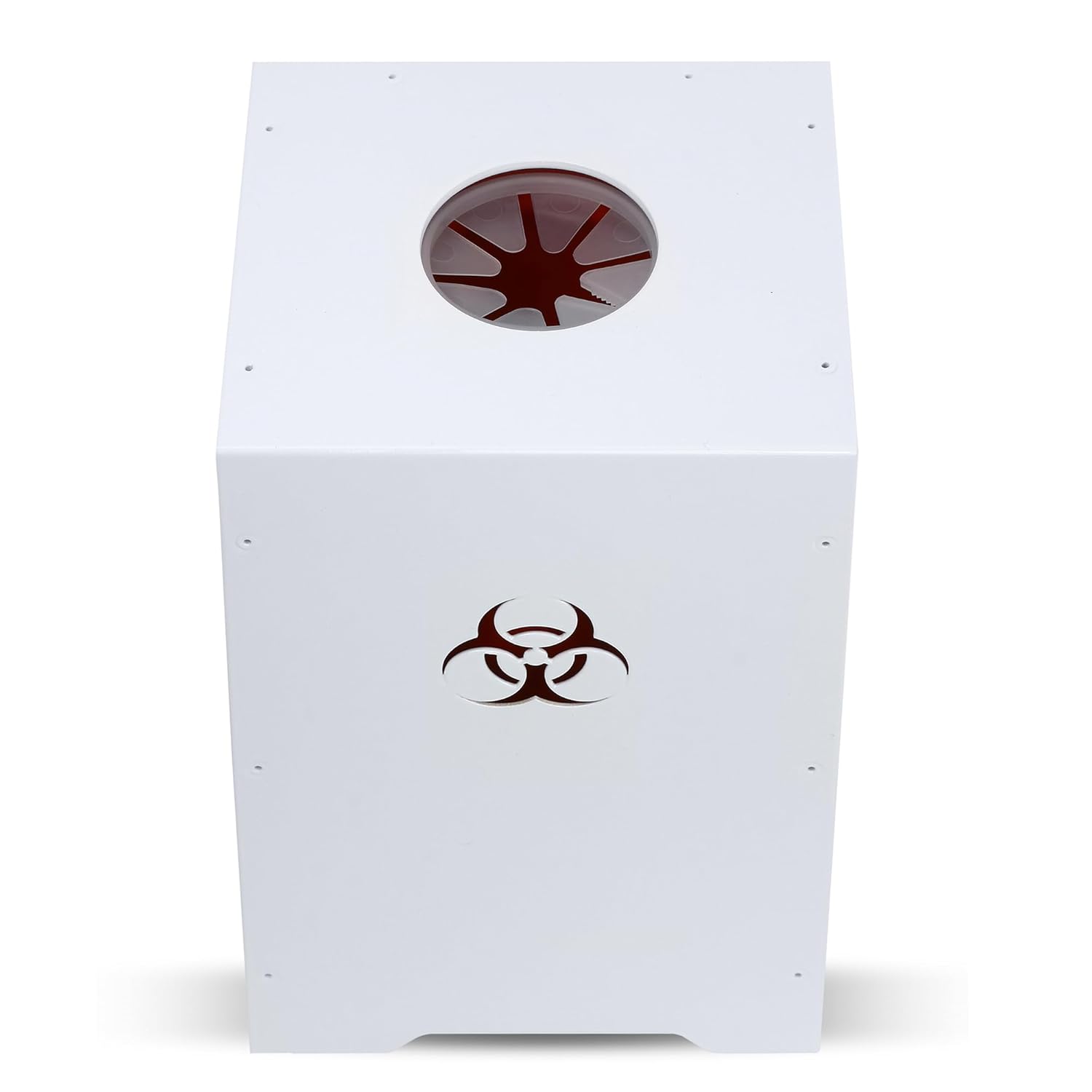 2.0 Quart Conseal® Sharps Container Tabletop Cover - Powder Coated White