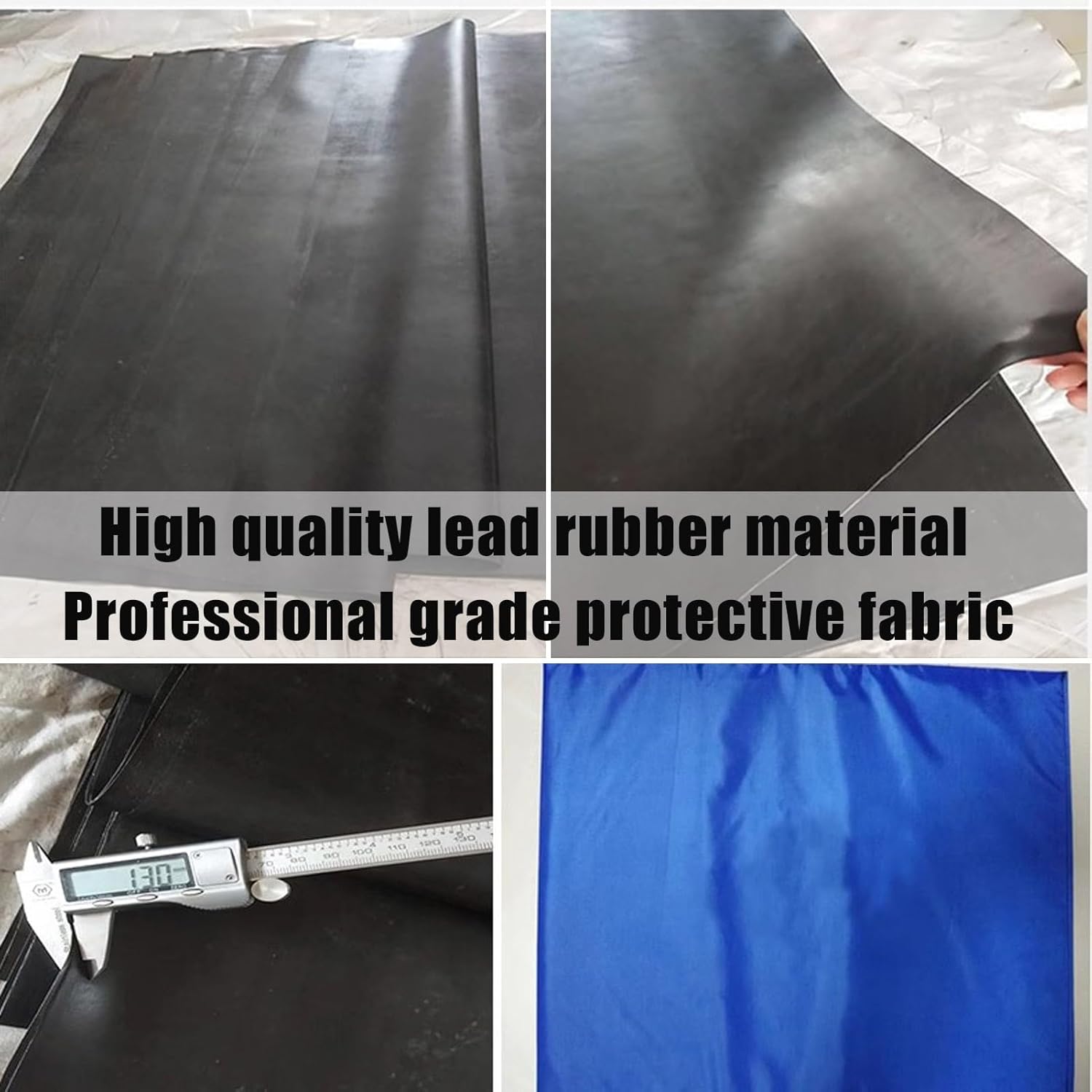 Lead Xray Shielding Blanket 0.35/0.5mmpb, Lead Lined Blanket for Health Checkup Medical Use(0.5 mmpb,60X80CM)