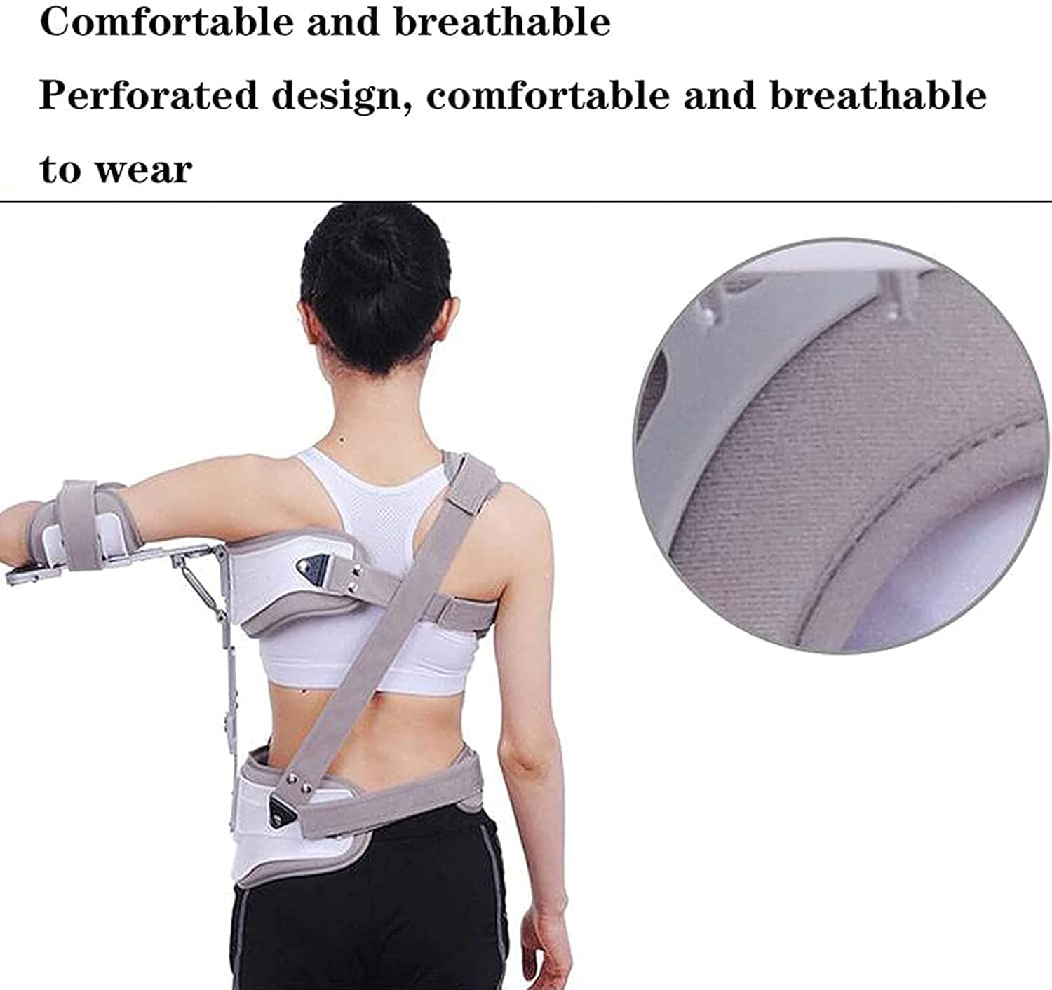 Shoulder Abduction Sling Elbow Protection and Stability Helps Support Raise Arm Rehabilitation Surgery Dislocated Strains Tears Injury Support Shoulder Abduction Immobilizer