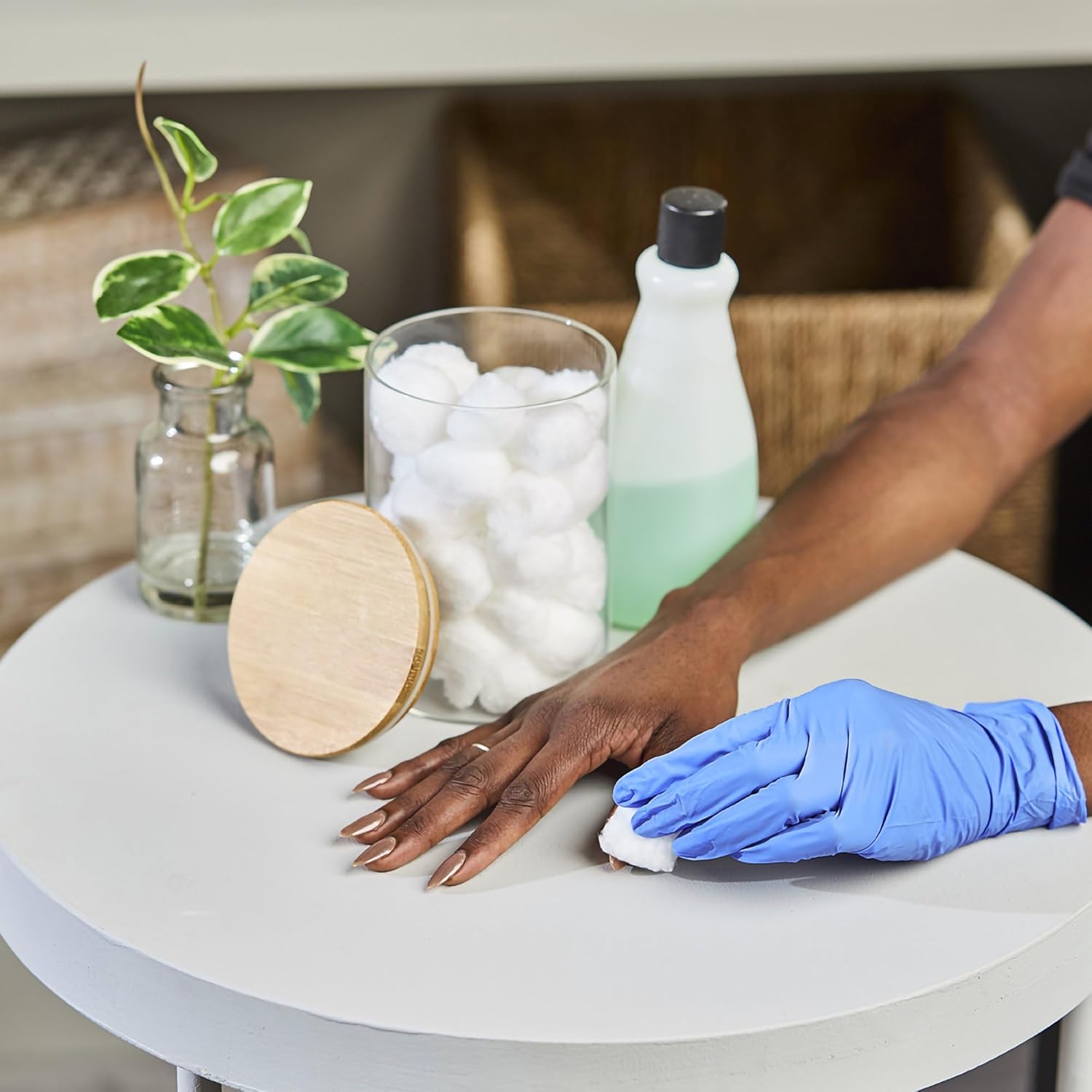 CareStock Blue Nitrile Exam Gloves [2000 Count] Disposable, Powder-Free, Latex-Free, Food Safe, Medical Grade, Chemical Resistant, Medium, 200 Count, 10 Boxes