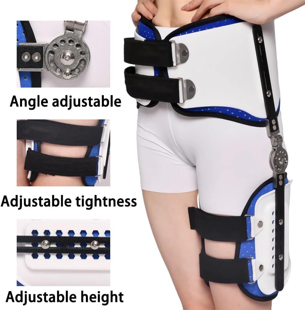 Hip Brace Groin Support Compression Wrap,Adjustable Thigh Hamstring Support Sciatica Pain Relief Hip Joint Arthritis Injury Postoperative Rehabilitation Men and Women(Right)