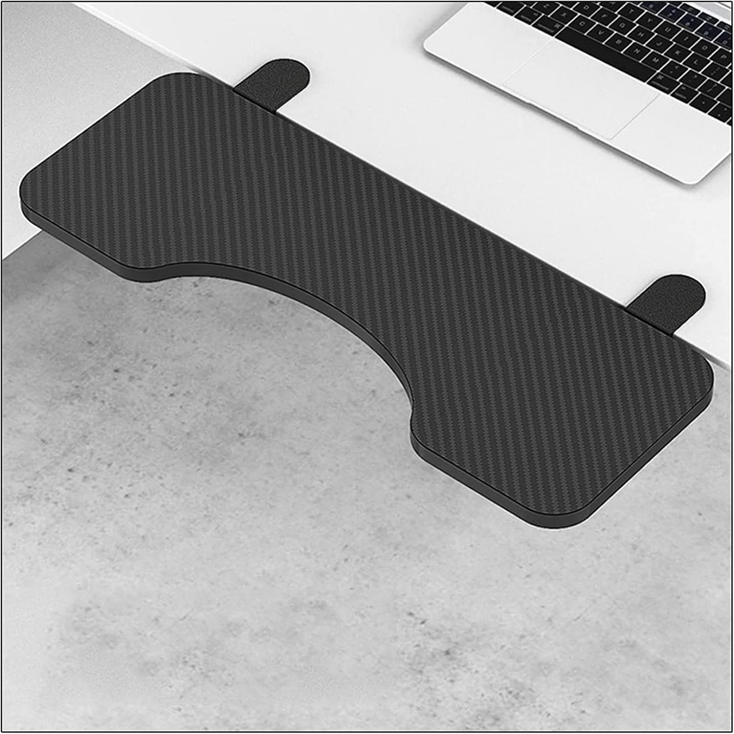 Keyboard Tray Computer Elbow Arm Support, Clamp on Table, Foldable Keyboard Drawer Tray, Ergonomics Desk Extender Tray, for Small Desk Ergonomic/75 * 24Cm Under Desk Keyb,