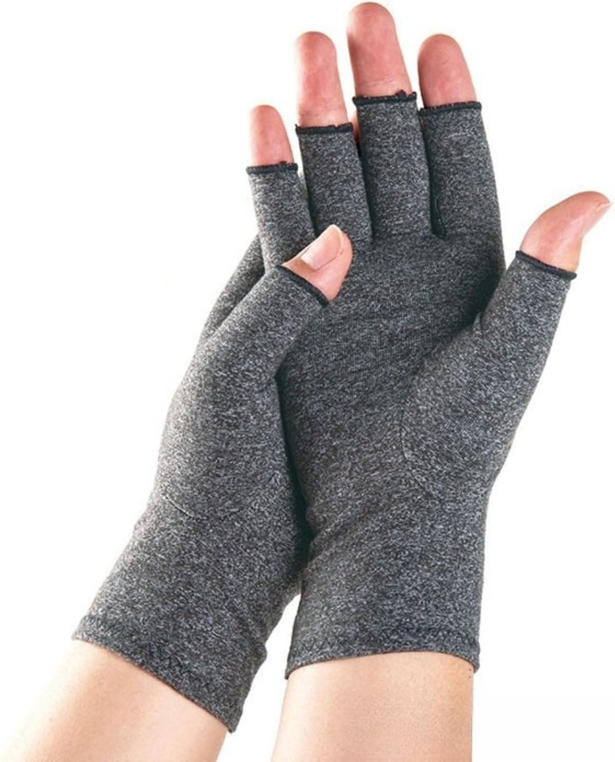 One Compress Arthritis Gloves - Hand Compression Gloves for Pain Relief & Circulation, Fingerless Design