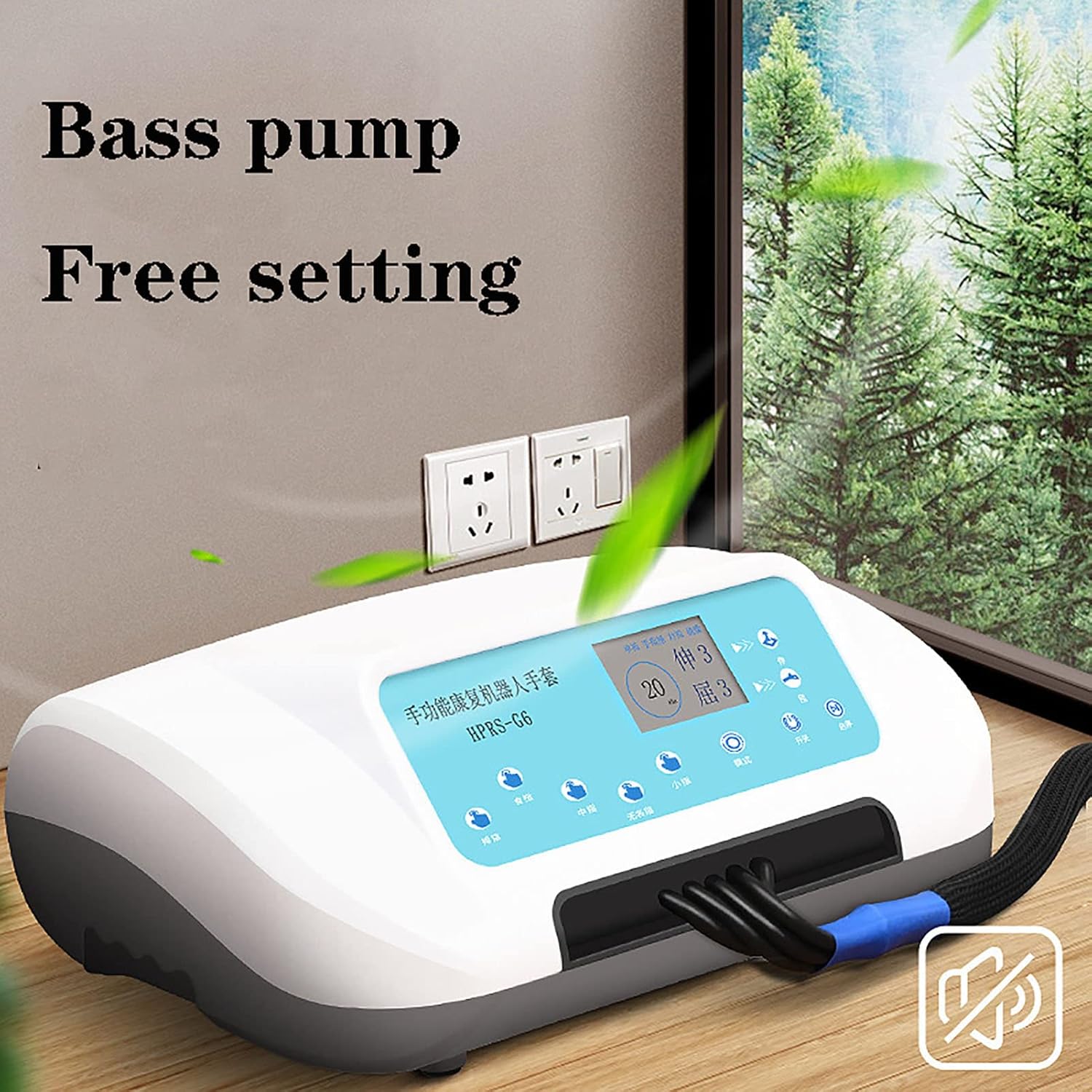 Electric Rehabilitation Robot Gloves Rehabilitation Auxiliary Training Gloves Finger Orthotics Functional Hand Splint for Long-Term Relief