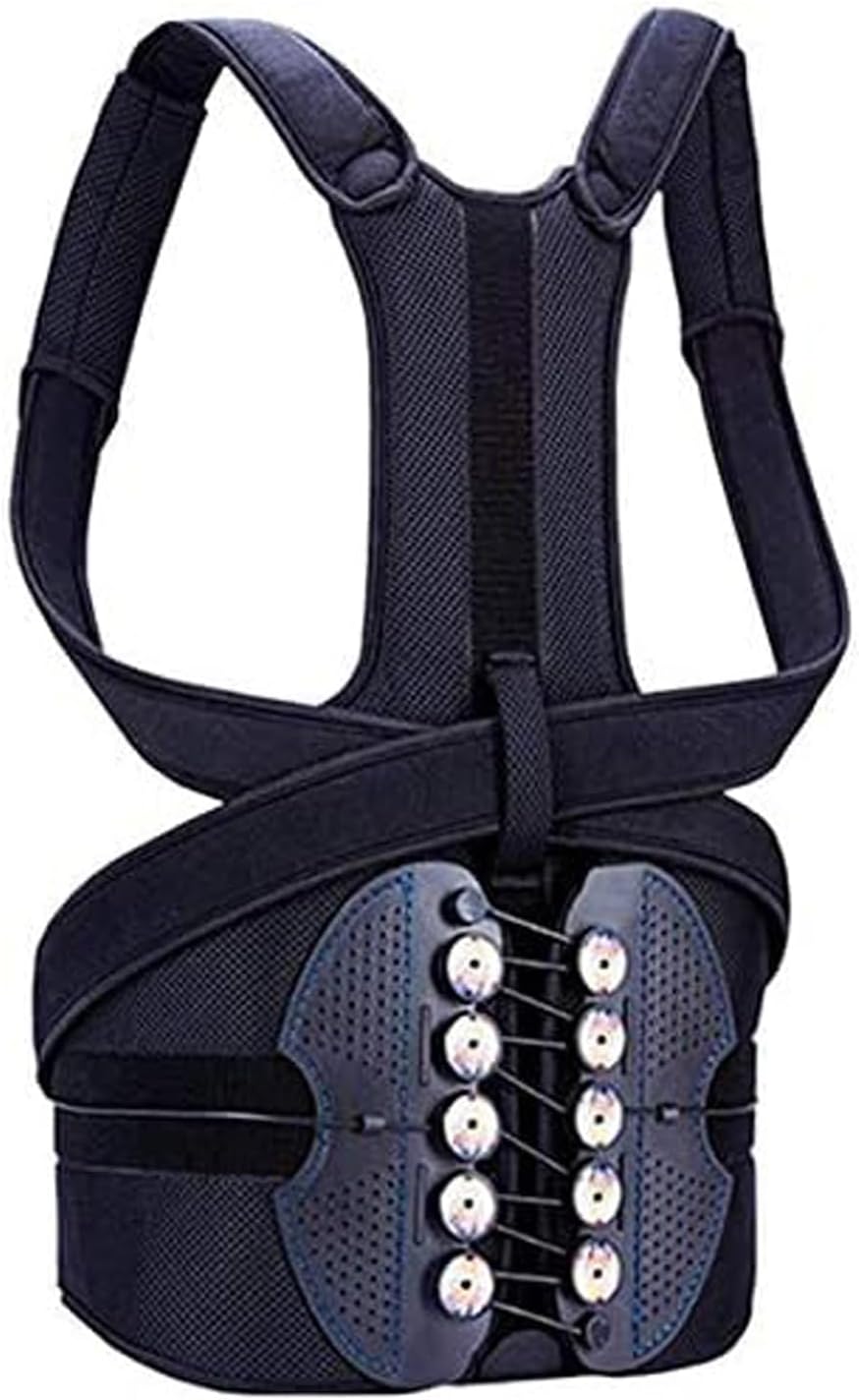 Thoracic Back Brace, Treat Kyphosis, Spine Compression Fractures, Wedge & Burst Fractures, Upper Spine Injuries & Post Surgery Support,S,M