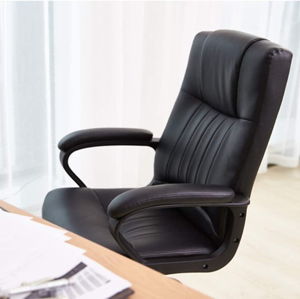 Executive Swivel Adjustable Swivel Office Desk Chair with Armrests Lumbar Support Desk Ergonomic Chair Chair Office Chair Backrest Stool Home Boss Chair Lifting Swivel Chai,