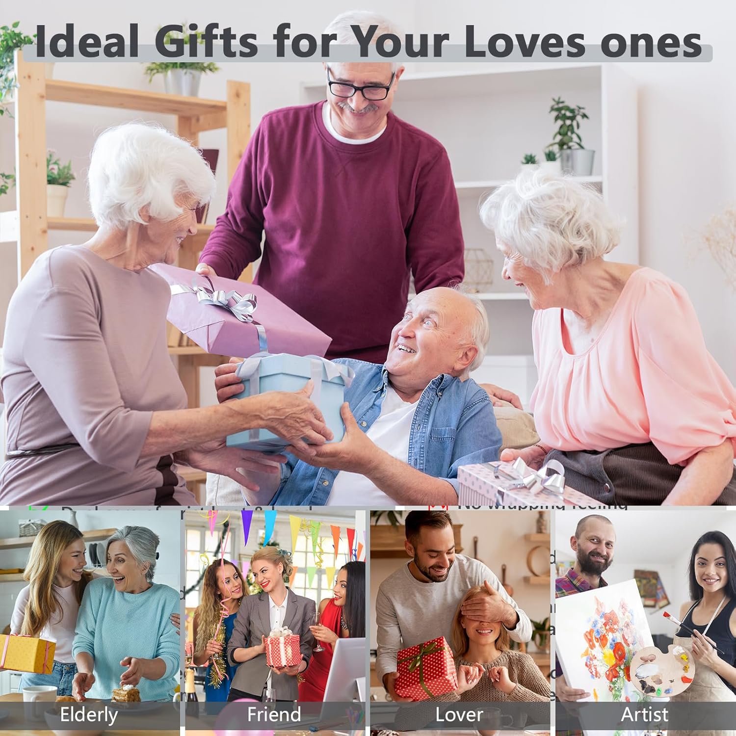 Hand Massager with Heat and Compression, Hand Massager with 3 Massages, 3 Temps (108°F ~ 121℉), 5 Strengths for Arthritis, Wrist & Carpal Tunnel Relief, Hand Massage, Gift for Women/Men (Black)