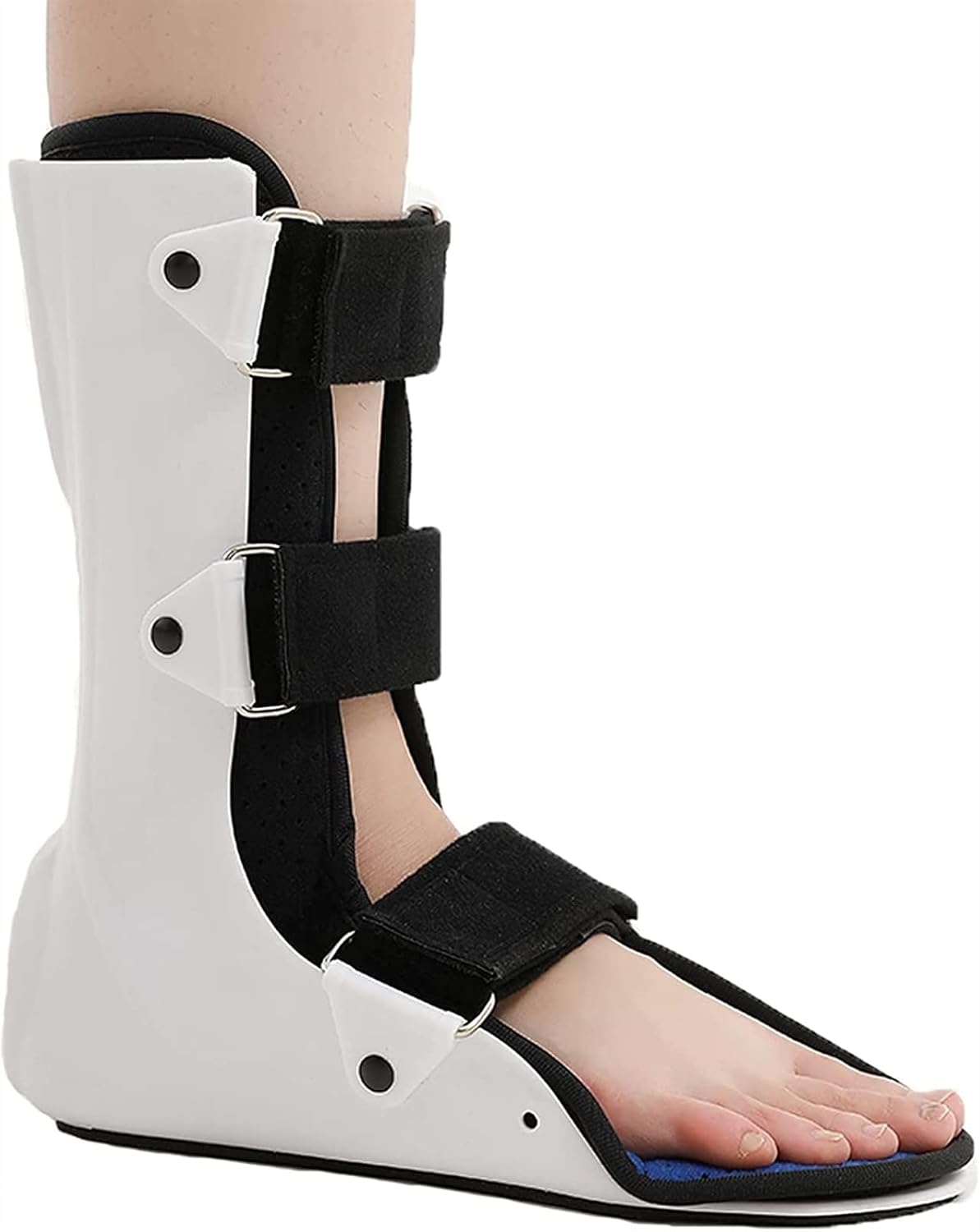 Fracture Orthosis Boot Ankle Joint Fixation Brace Adjustable Breathable Calf Protector Toe Foot Or Ankle Injuries Fractures Sprains by Brace Direct,Right,L