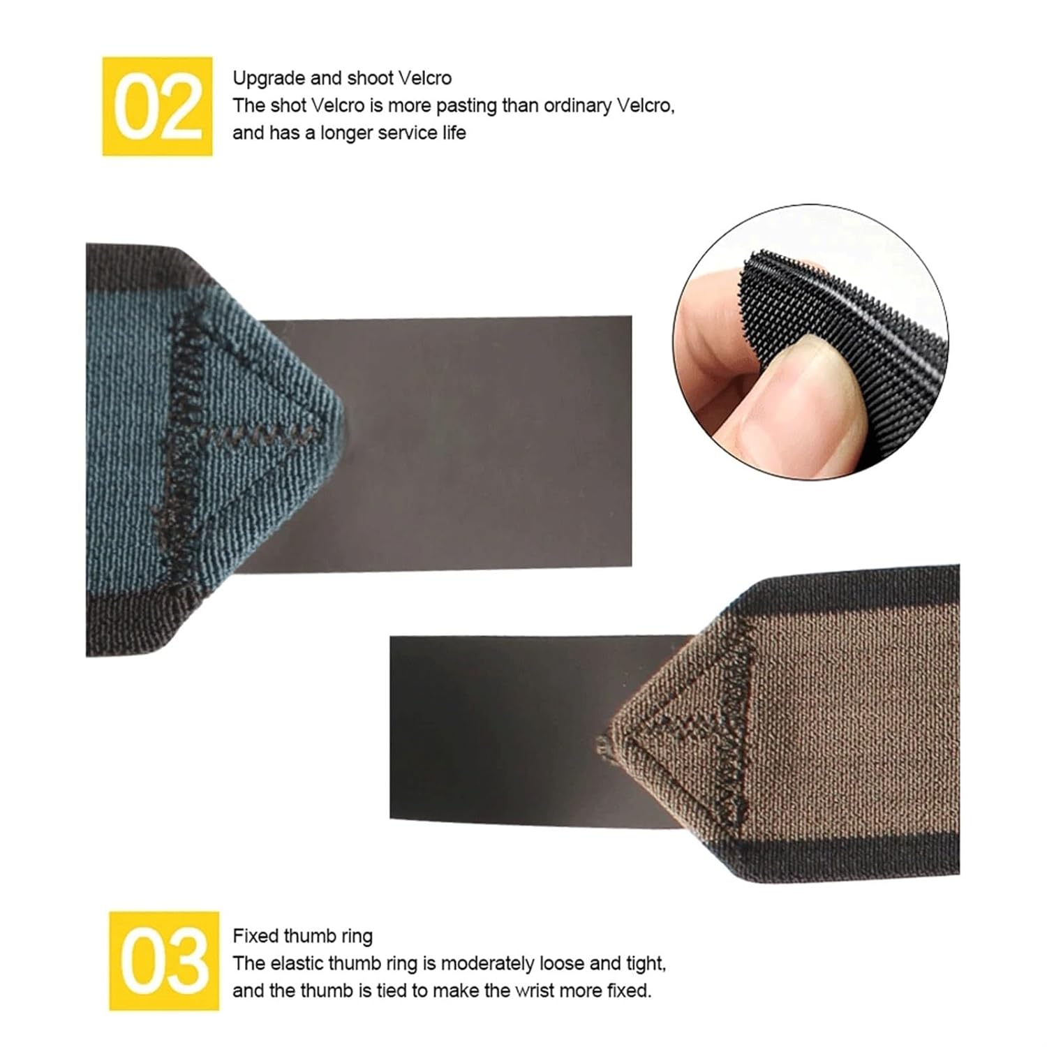 Weightlifting Flexible Wrist Wrap Gym Strength Training Padded Wraps Thumb Brace Strap Power Hand Support Wristband Sport Safety(Blue,90cm)