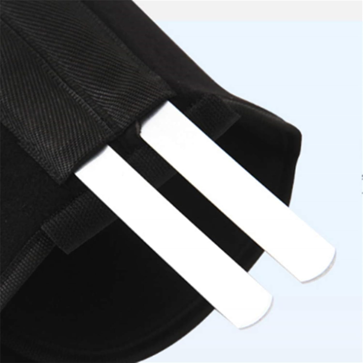 Knee Immobilizer, Adjustable Knee Immobilizer Comfortable Knee Support Splint Brace Full Leg Brace Stabilizer with Four Straps, for Post OP Patella Injury Osteoarthritis,Black-L