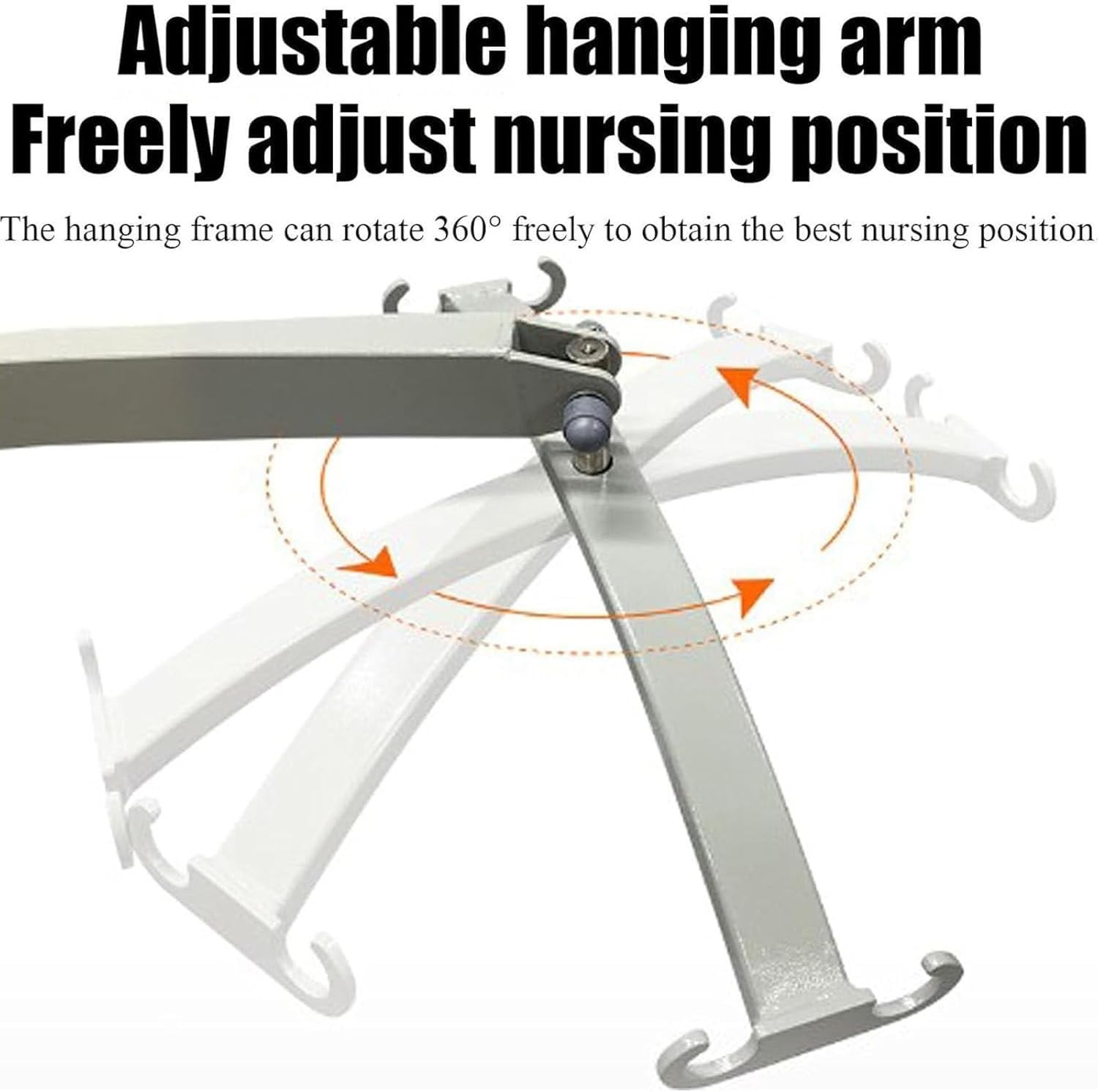 Wall-Mounted Patient Lift with Sling Transfer Holding Machine,Portable Electric Transport Lift for Disabled Patient Elderly Handicap,Remote Control Handle