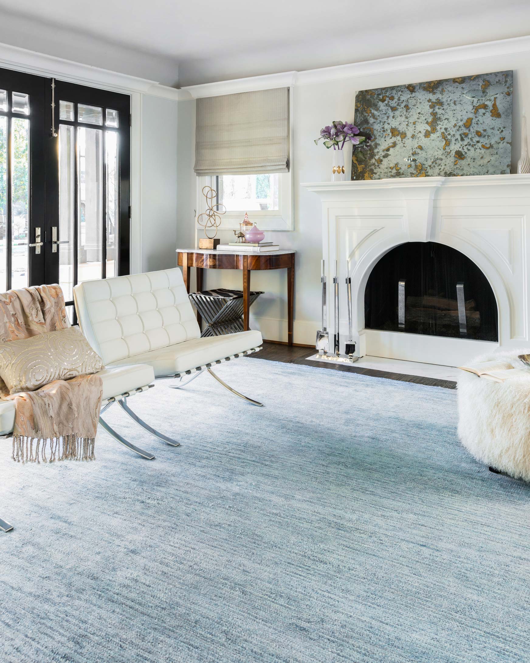 Loloi Serena Collection - Transitional Hand Knotted Rug in Lt. Blue (SG-01)