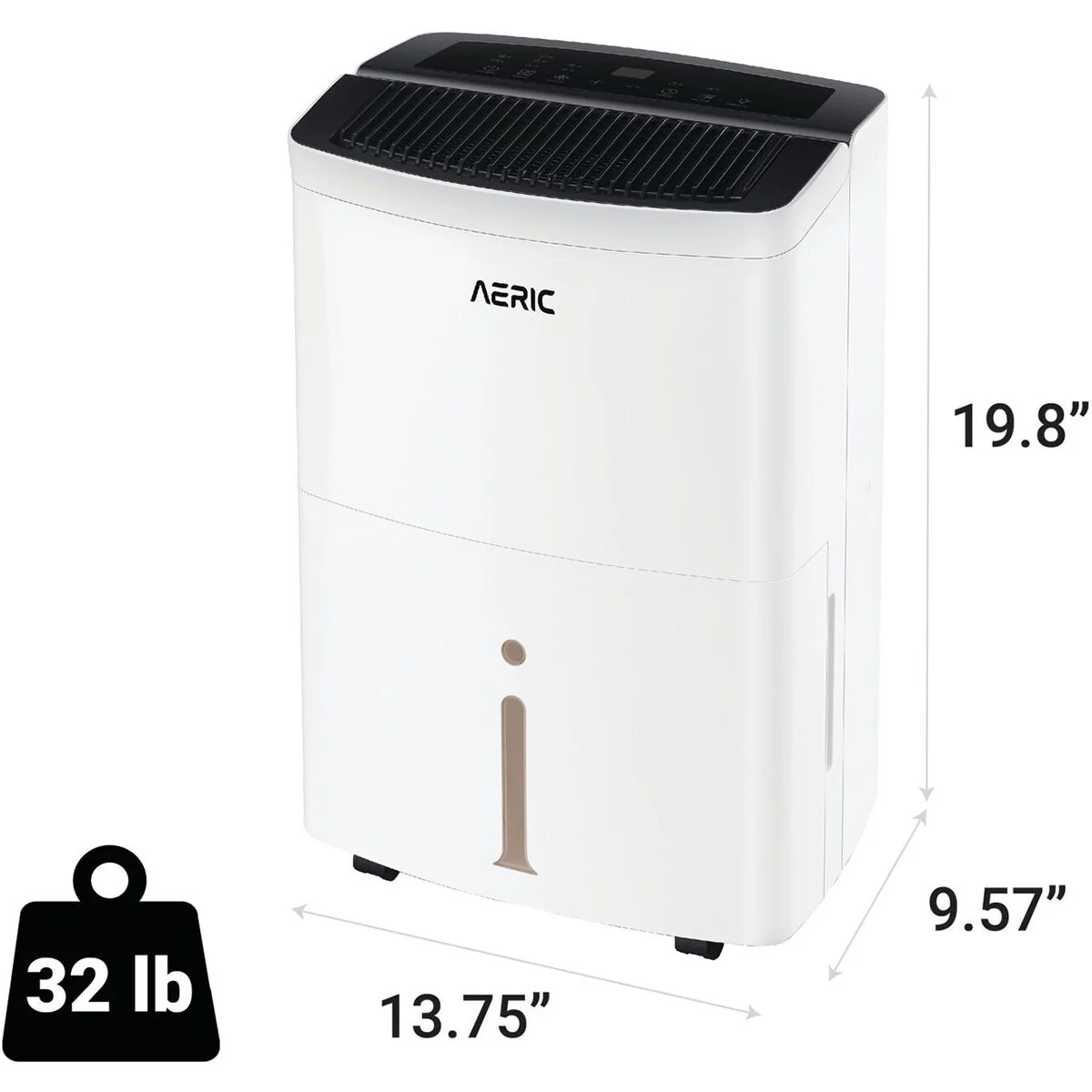 Aeric AERD351P 35 Pint Energy Star Dehumidifier