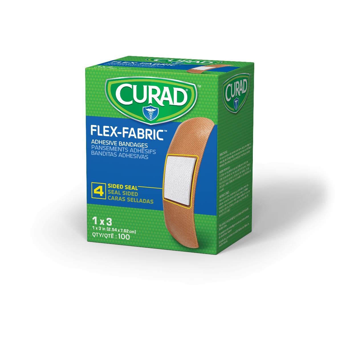 CURAD Flex-Fabric Adhesive Bandage, 1