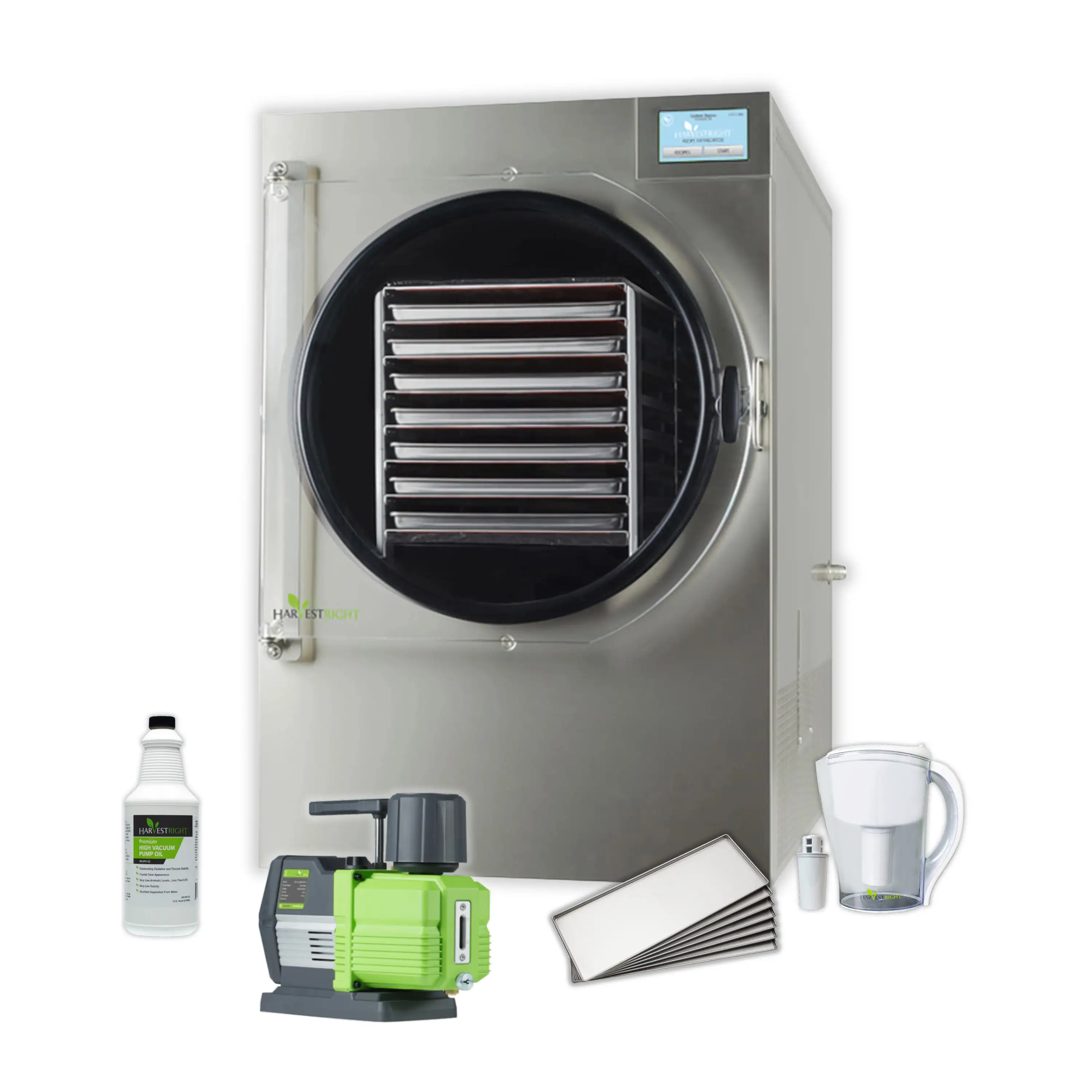 Harvest Right Scientific Freezer Dryer with Premier Industrial Pump in Stainless Steel, X-Large (HRFDXLSC)
