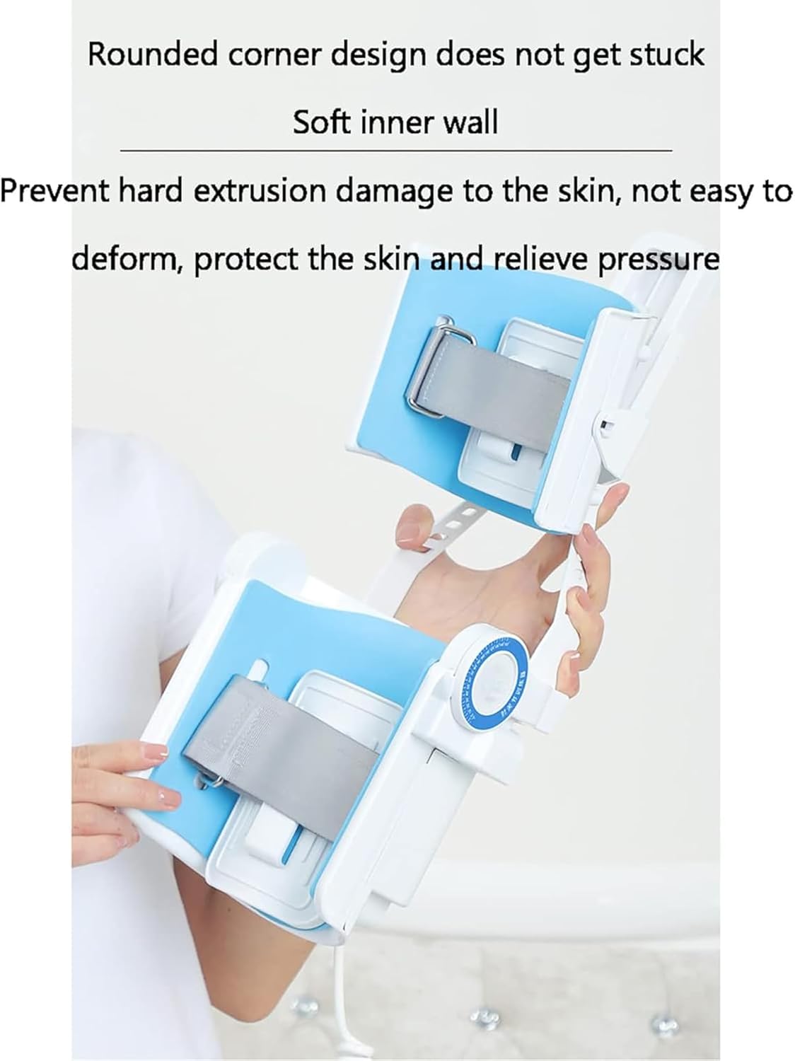 Electric Elbow Joint Rehabilitation Device, Hinged Elbow Brace Arm Exerciser, -5~150°Full-Angle Exercise and Adjustable Speed with Remote, for After Arm Fracture and Hemiplegia