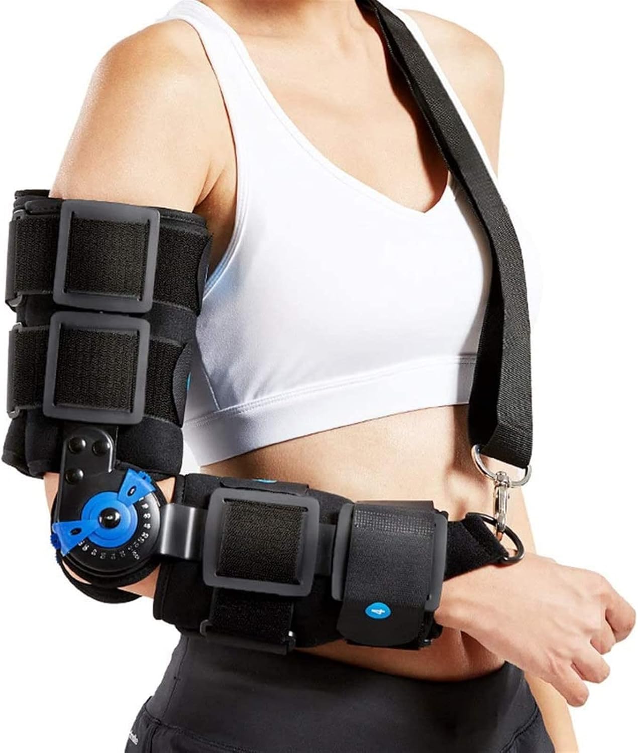 Elbow Support Brace, Elbow Immobilizer for Cubital Tunnel Syndrome Night Splint Adults Arm Elbow Splint Immobilizer Brace for Ulnar Nerve Brace