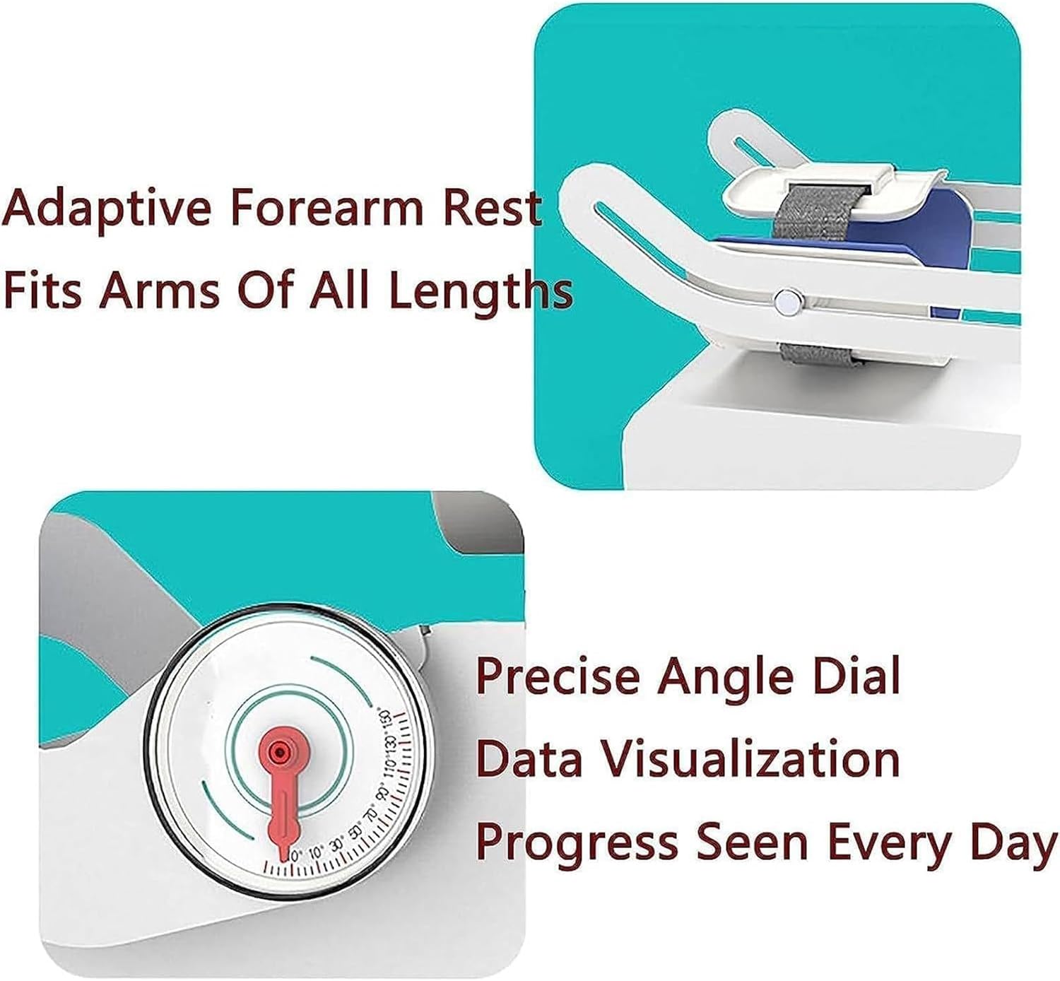 Brace Electric Elbow Joint Rehabilitation Device, Elbow Brace Arm Exerciser, -10°~150° Adjustable Post Op Elbow Brace Stabilizer Splint, for Arm Fracture